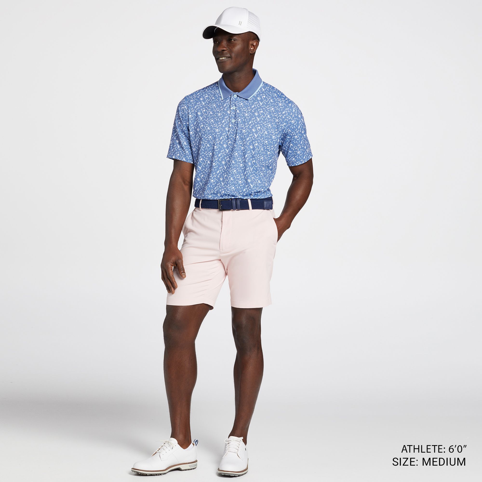 Walter Hagen Men's Performance 11 Disco Geo Print Short Sleeve Golf Polo product image