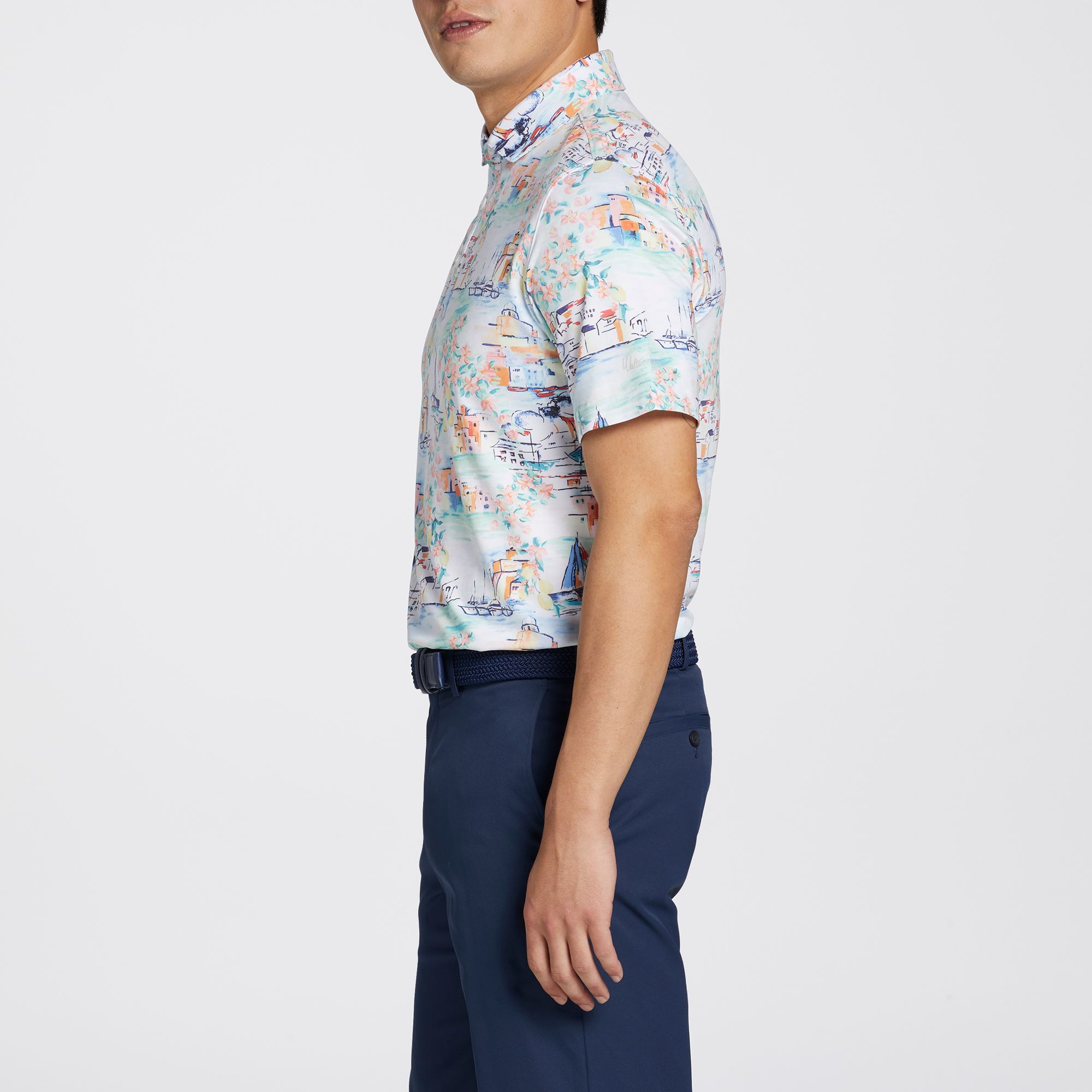 Walter Hagen Men's Clubhouse Sicilyscape Short Sleeve Golf Polo product image