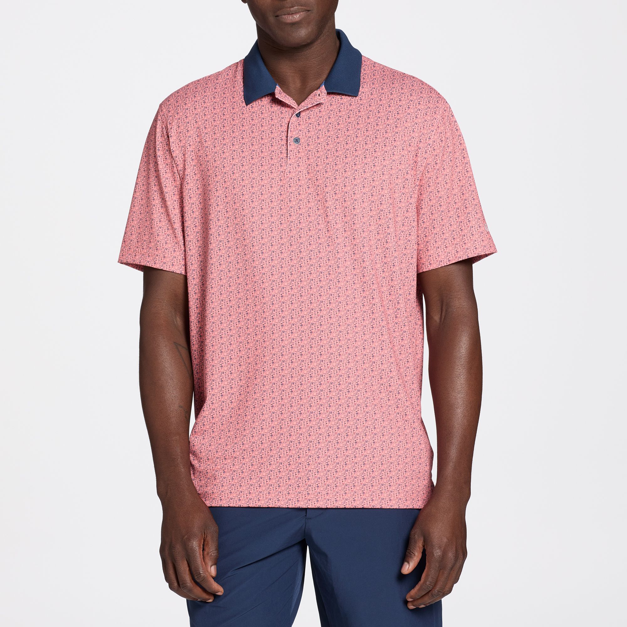 Walter Hagen Men's Performance 11 Novelty Print Golf Polo Golf