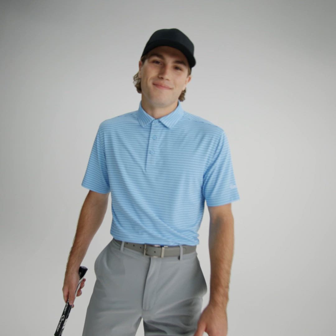 Walter Hagen Men's Performance 11 Classic Stripe Polo product