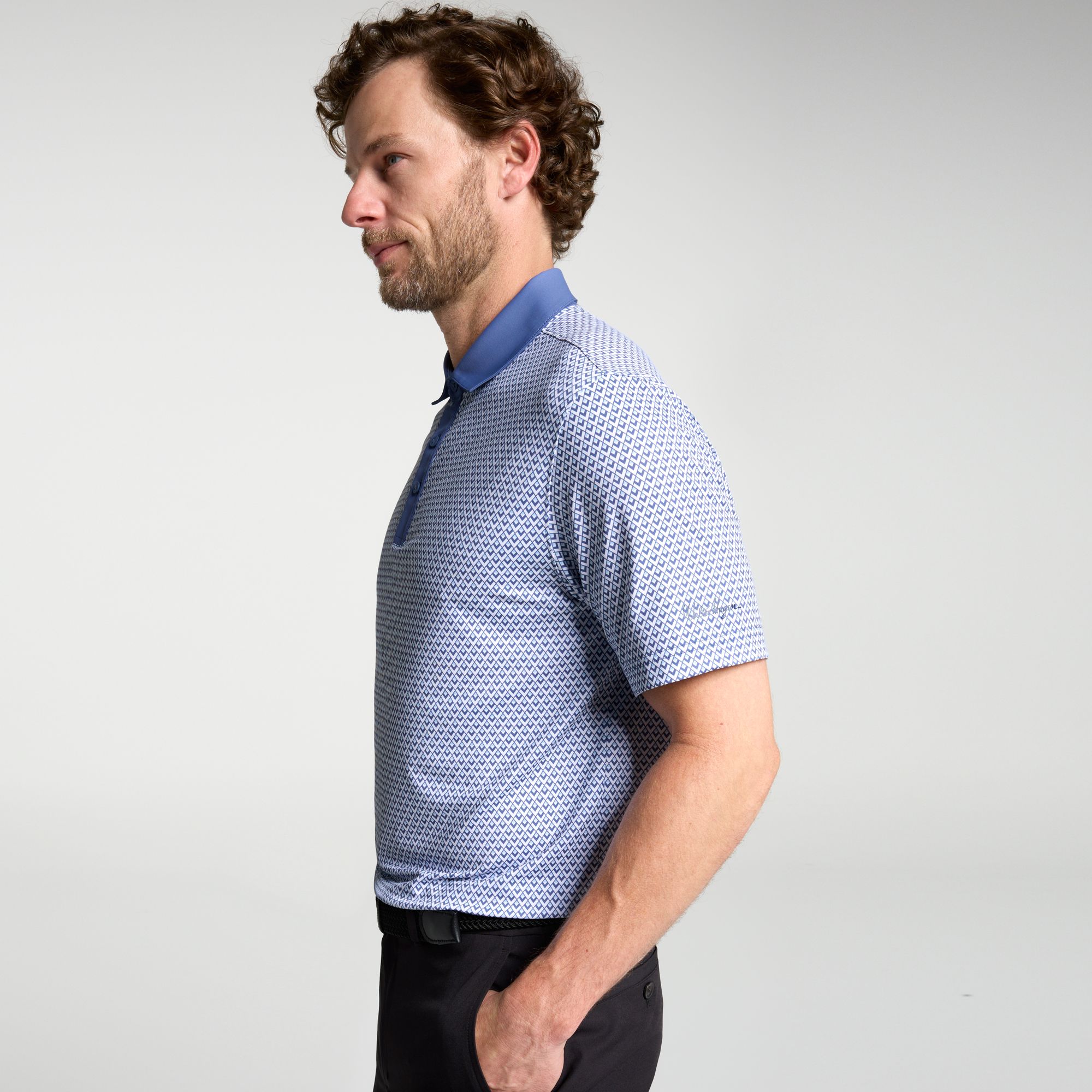 Walter Hagen Men's Performance 11 Novelty Print Golf Polo product image