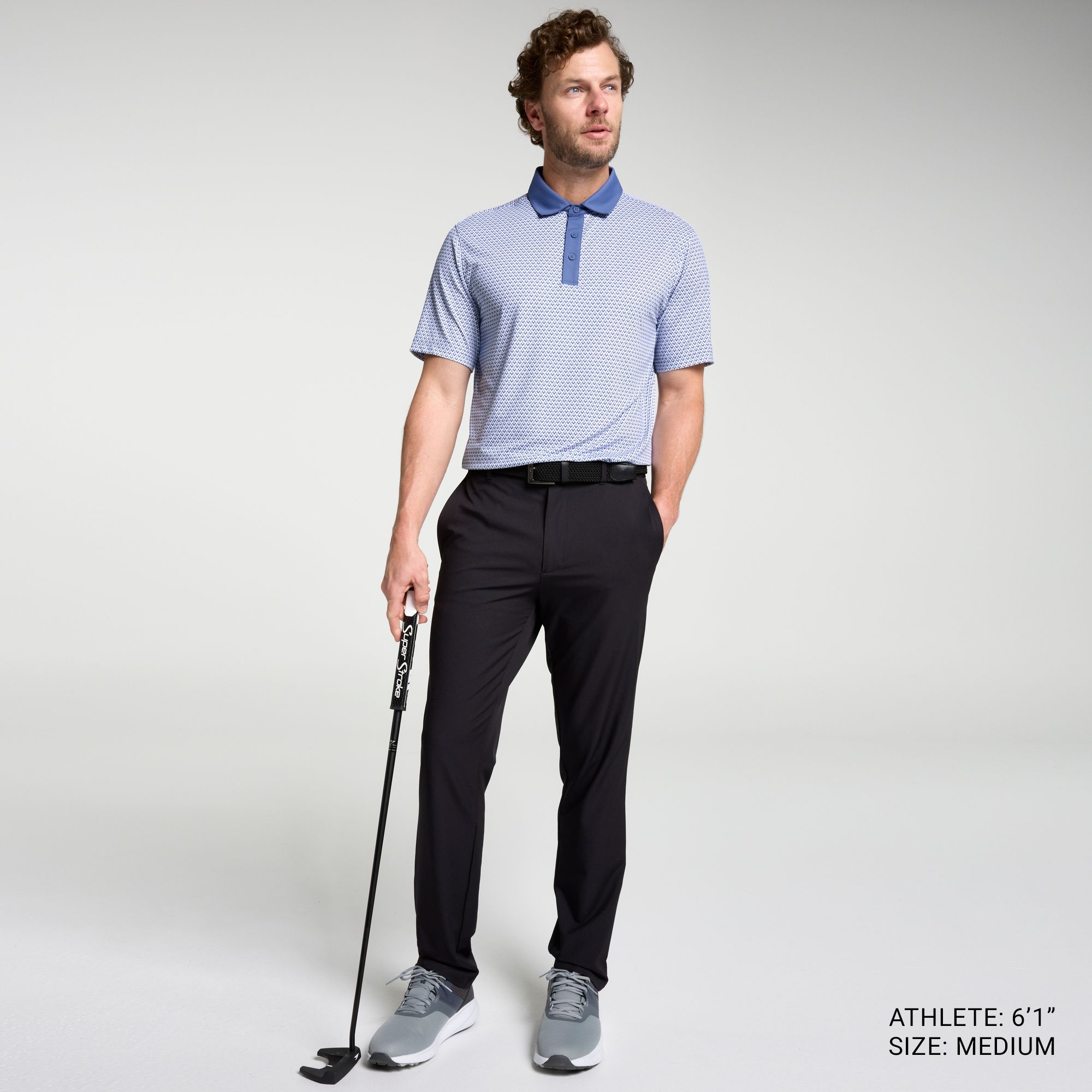 Walter Hagen Men's Performance 11 Novelty Print Golf Polo product image