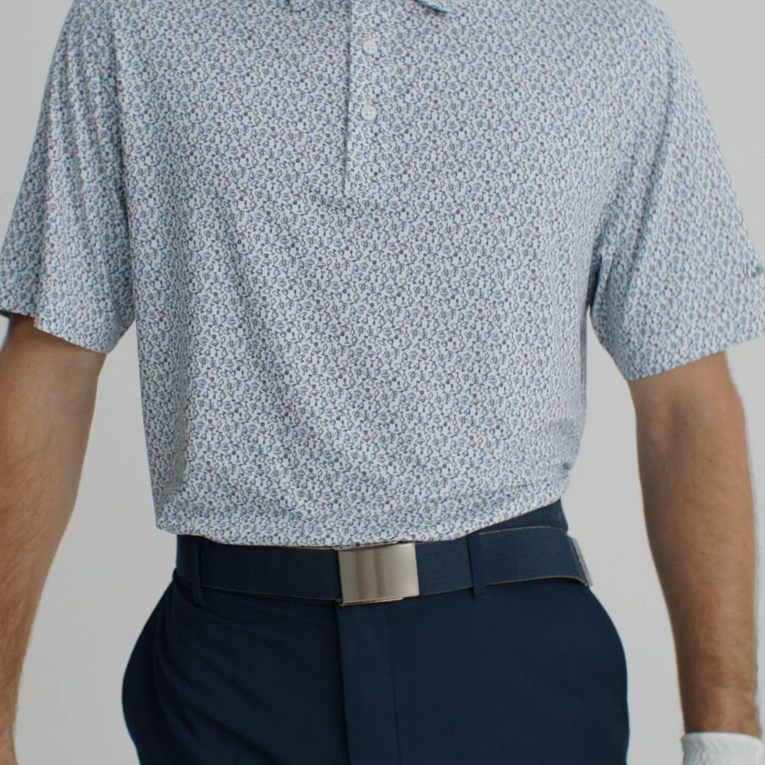 Walter Hagen Men's Performance 11 Novelty Print Golf Polo product