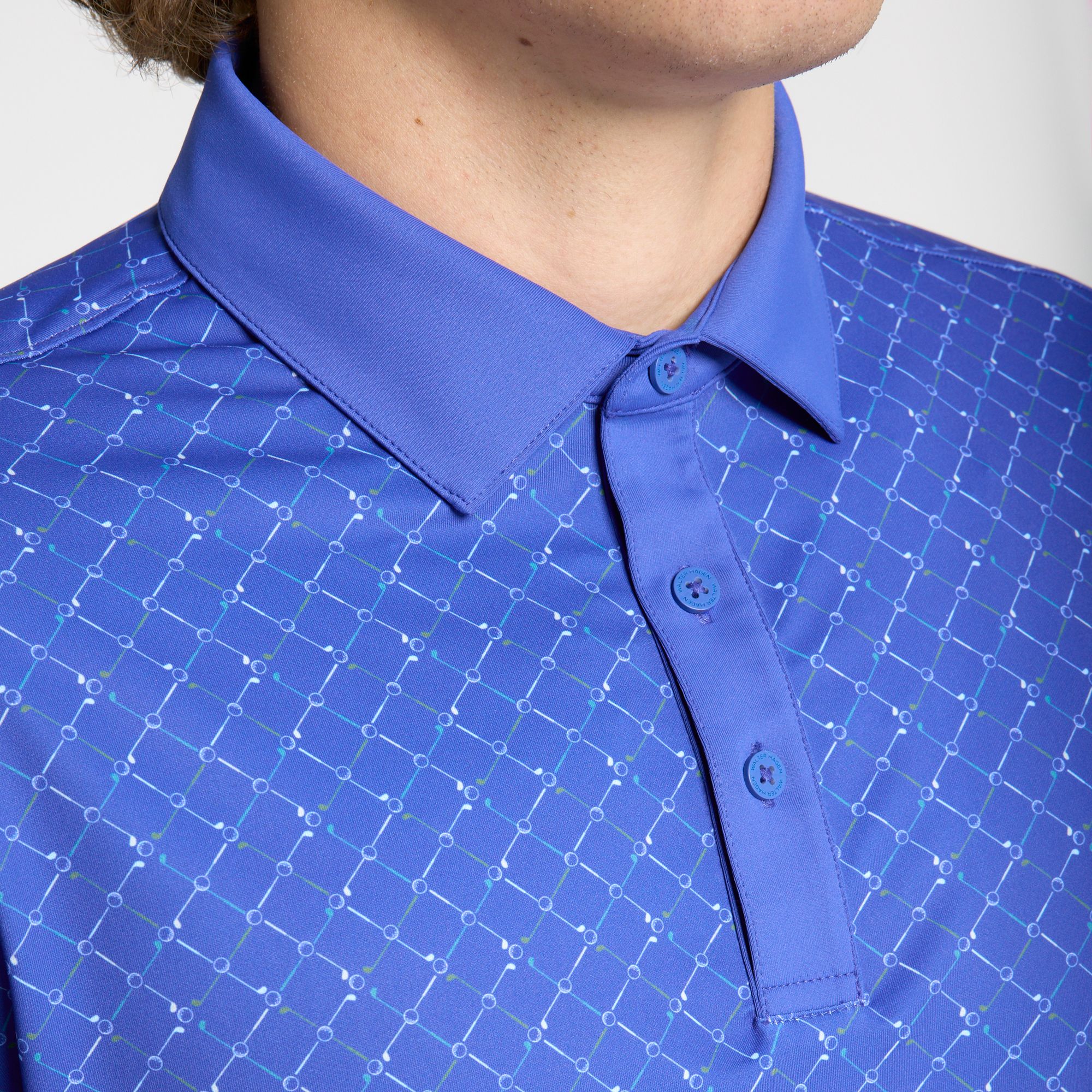 Walter Hagen Men's Performance 11 Novelty Print Golf Polo product image