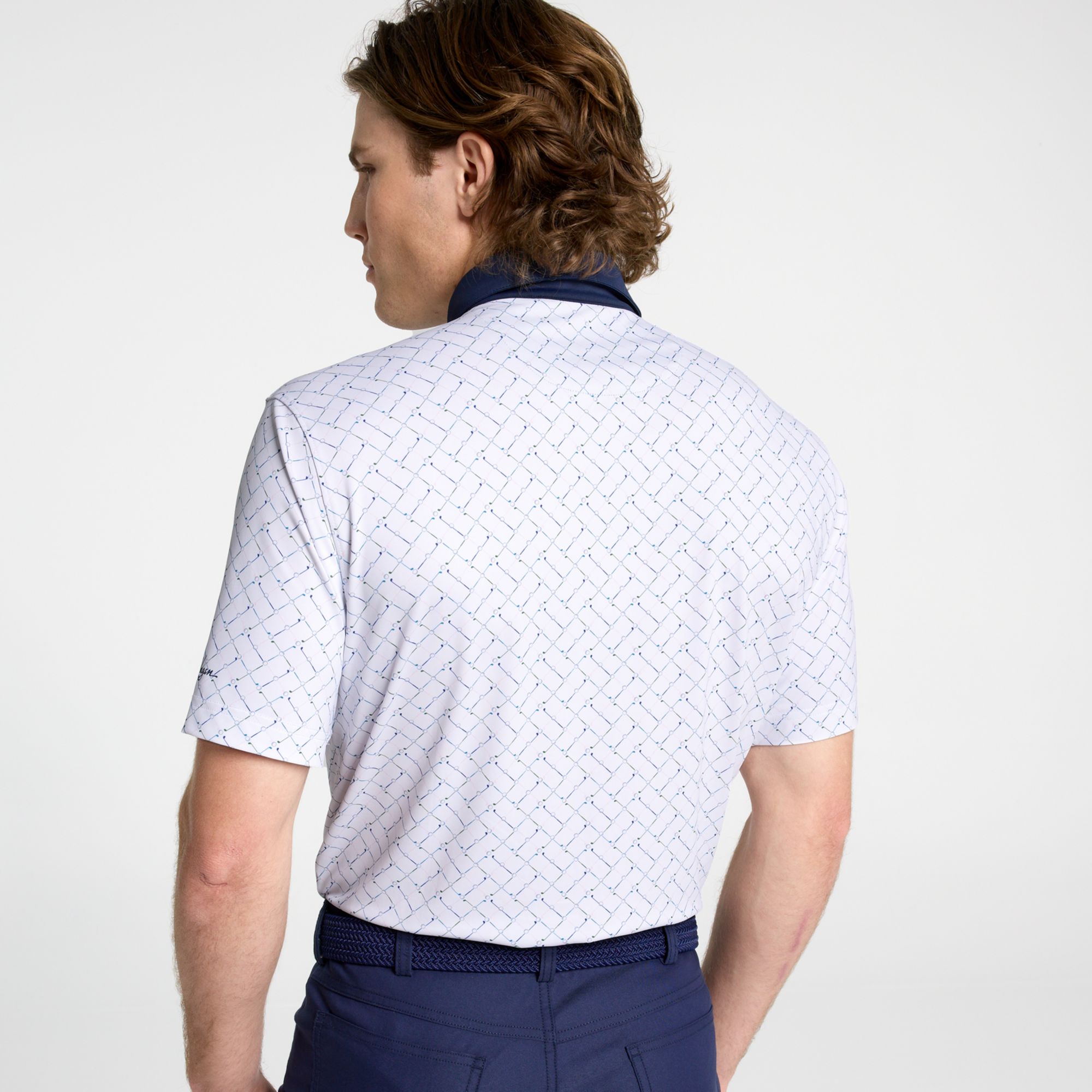 Walter Hagen Men's Performance 11 Novelty Print Golf Polo product image