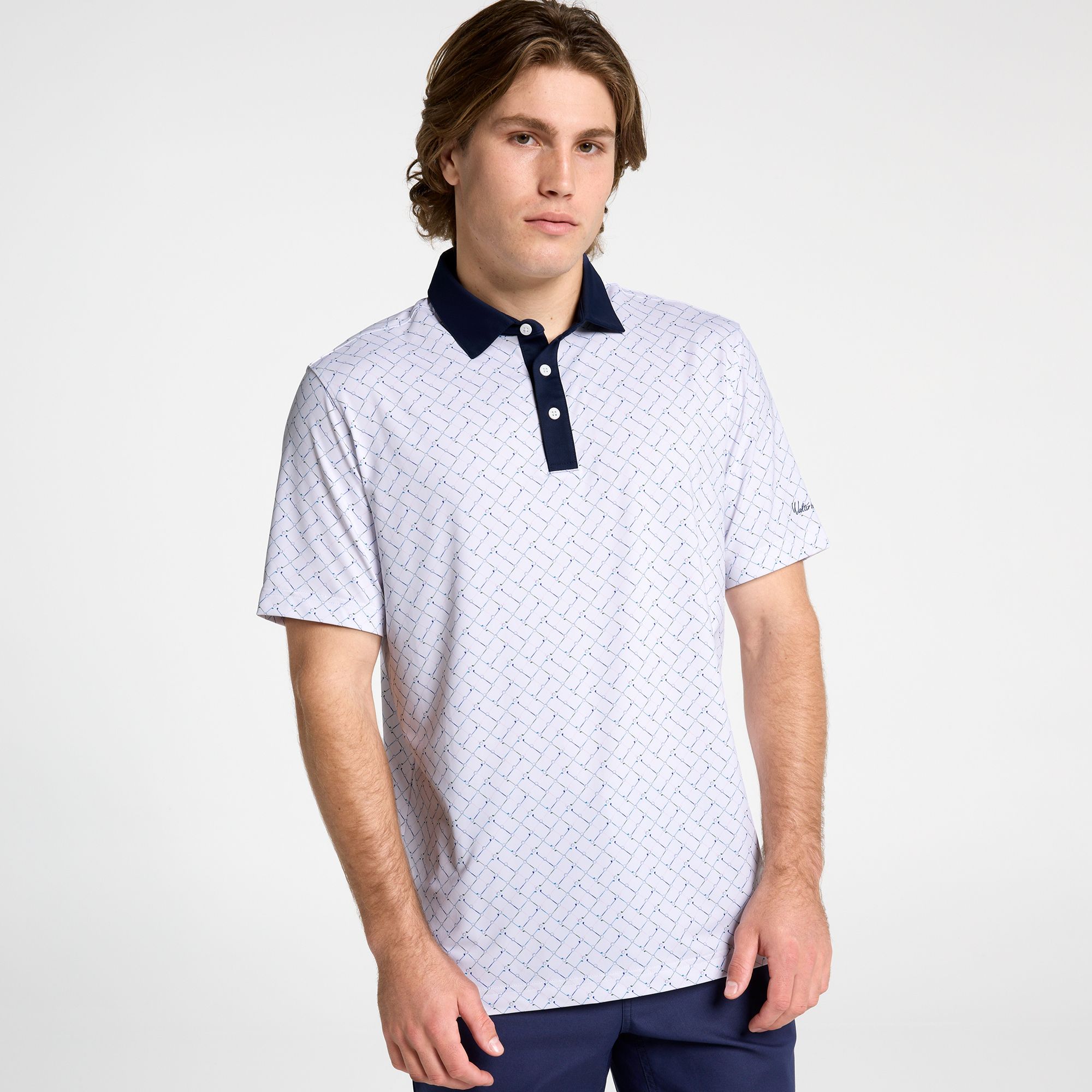 Walter Hagen Men's Performance 11 Novelty Print Golf Polo product image