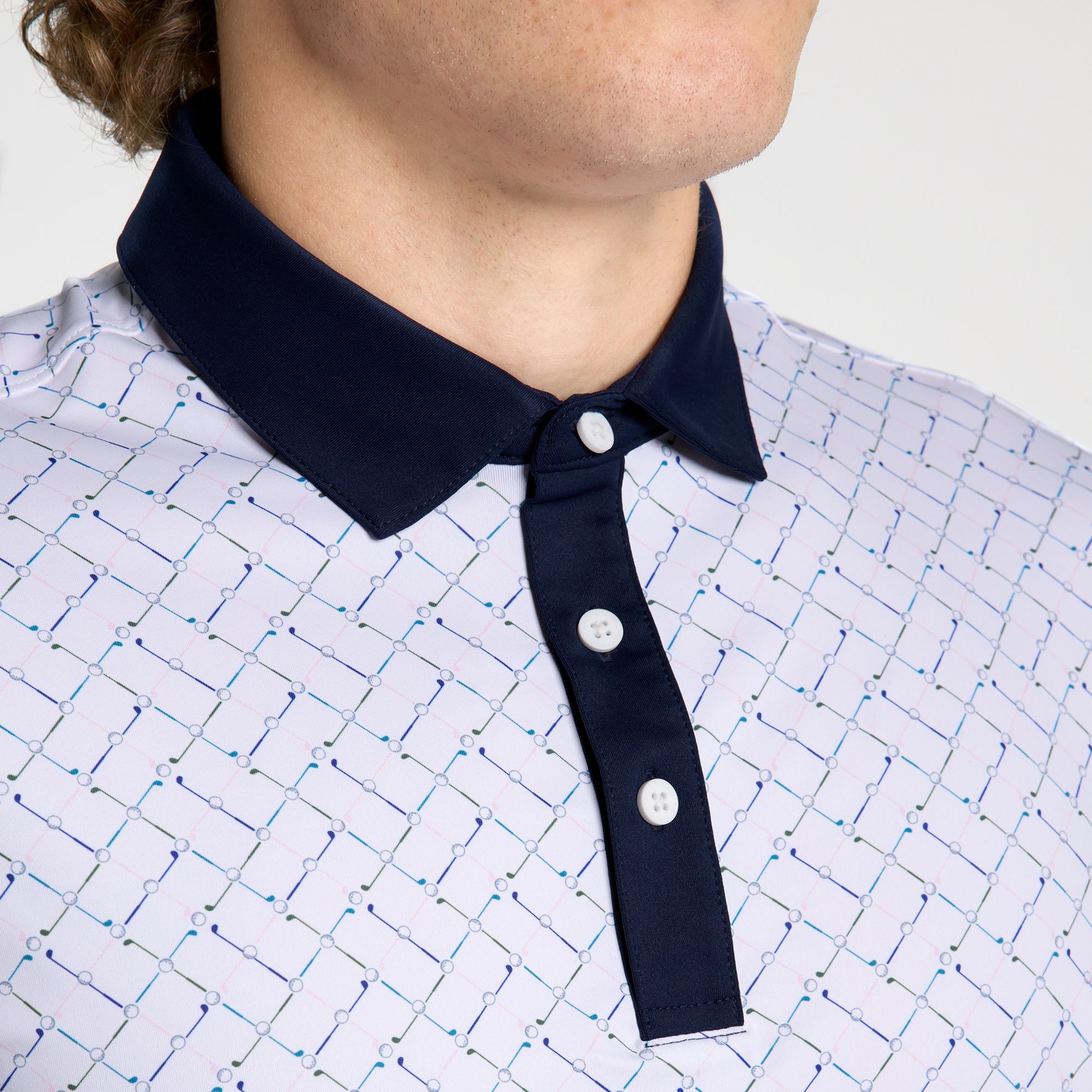 Walter Hagen Men's Performance 11 Novelty Print Golf Polo product image