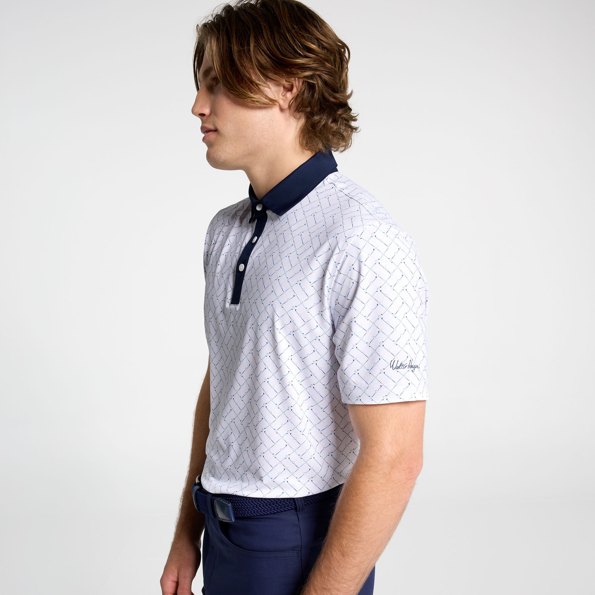 Walter Hagen Men's Performance 11 Novelty Print Golf Polo product image