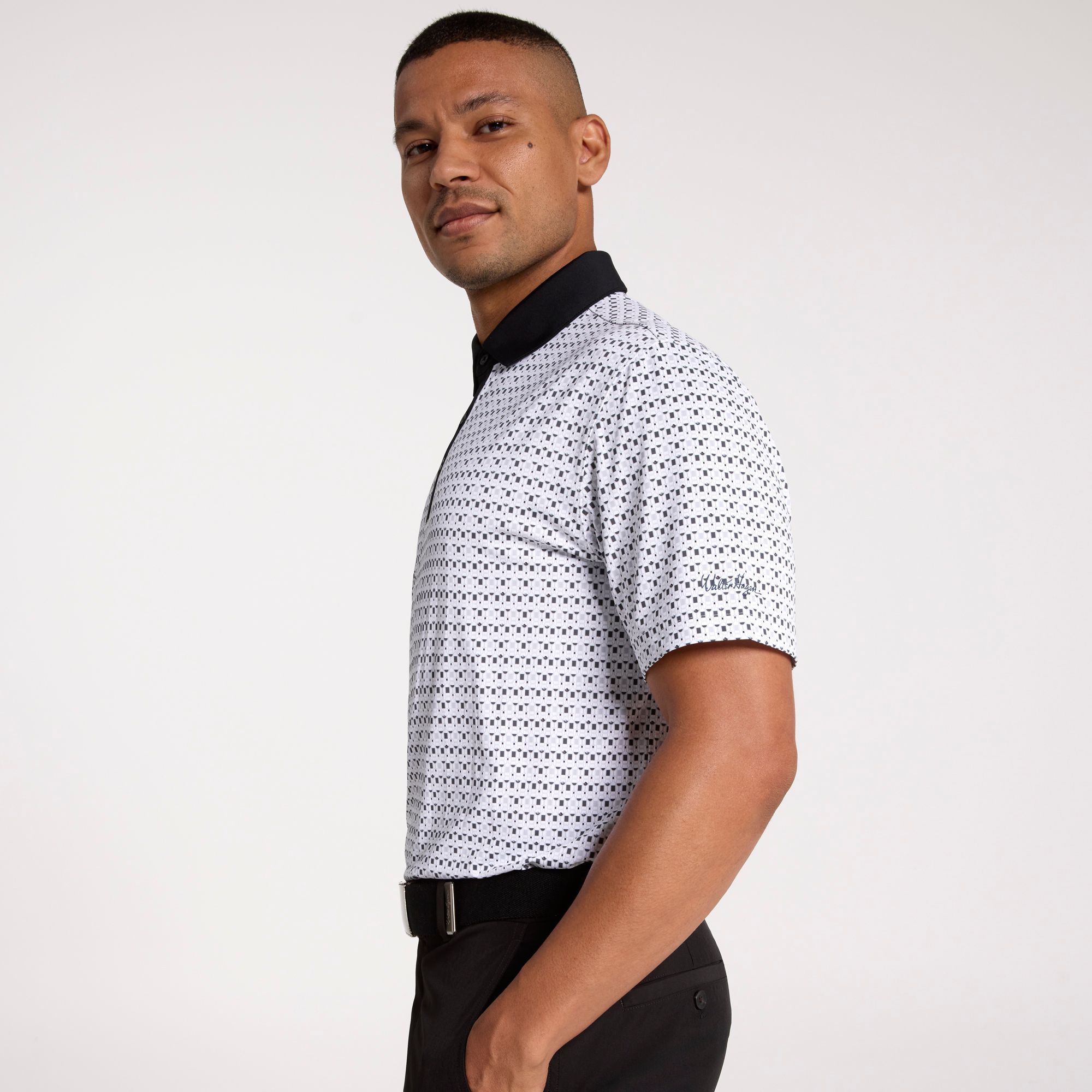 Walter Hagen Men's Performance 11 Novelty Print Golf Polo product image
