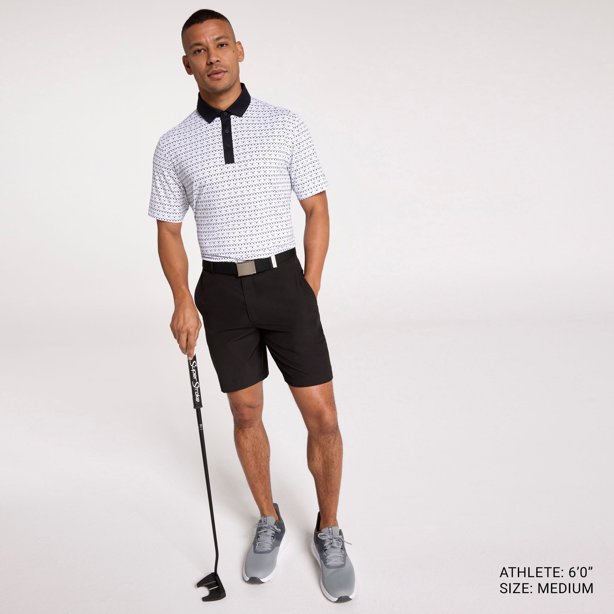 Walter Hagen Men's Performance 11 Novelty Print Golf Polo product image