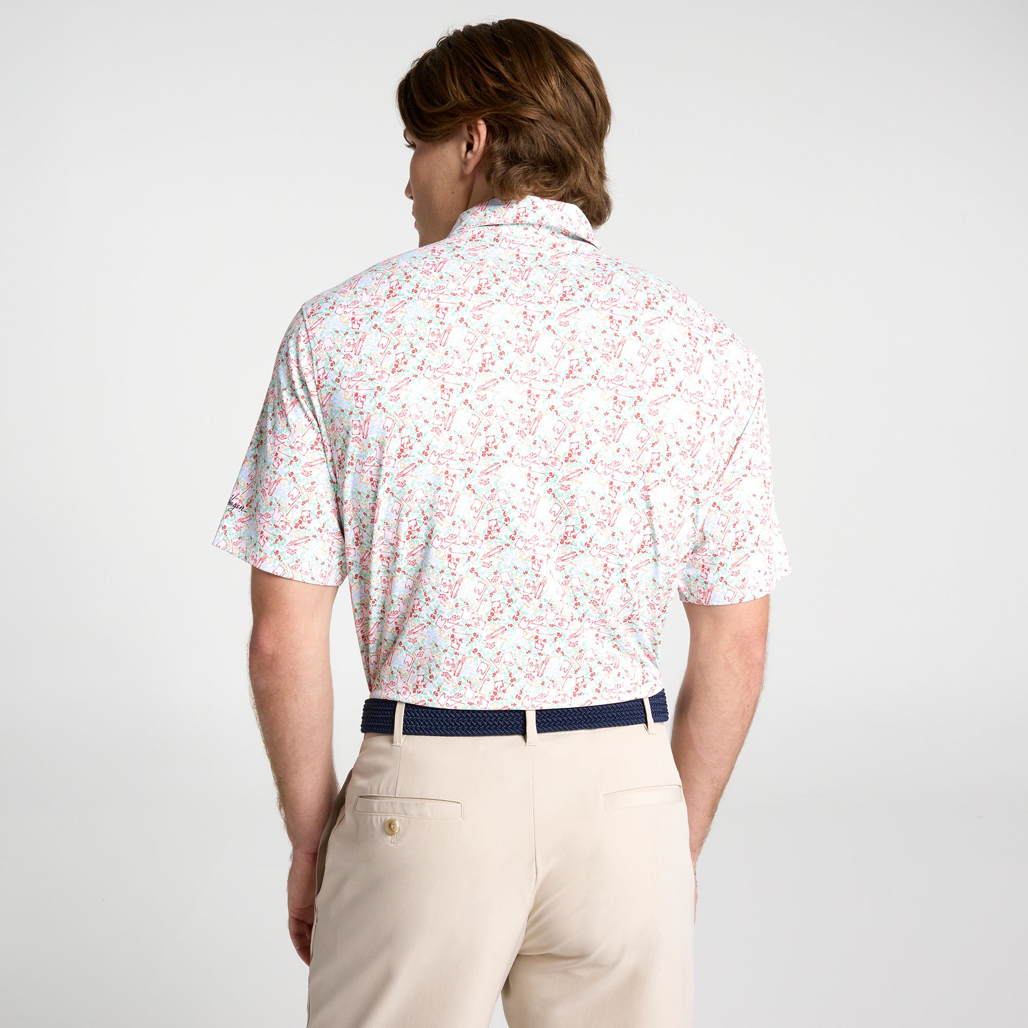 Walter Hagen Men's Performance 11 Holiday Print Golf Polo product image