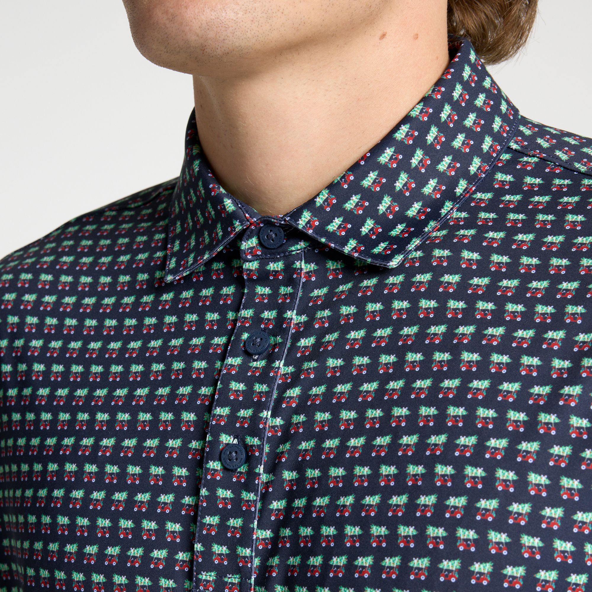 Walter Hagen Men's Performance 11 Holiday Print Golf Polo product image