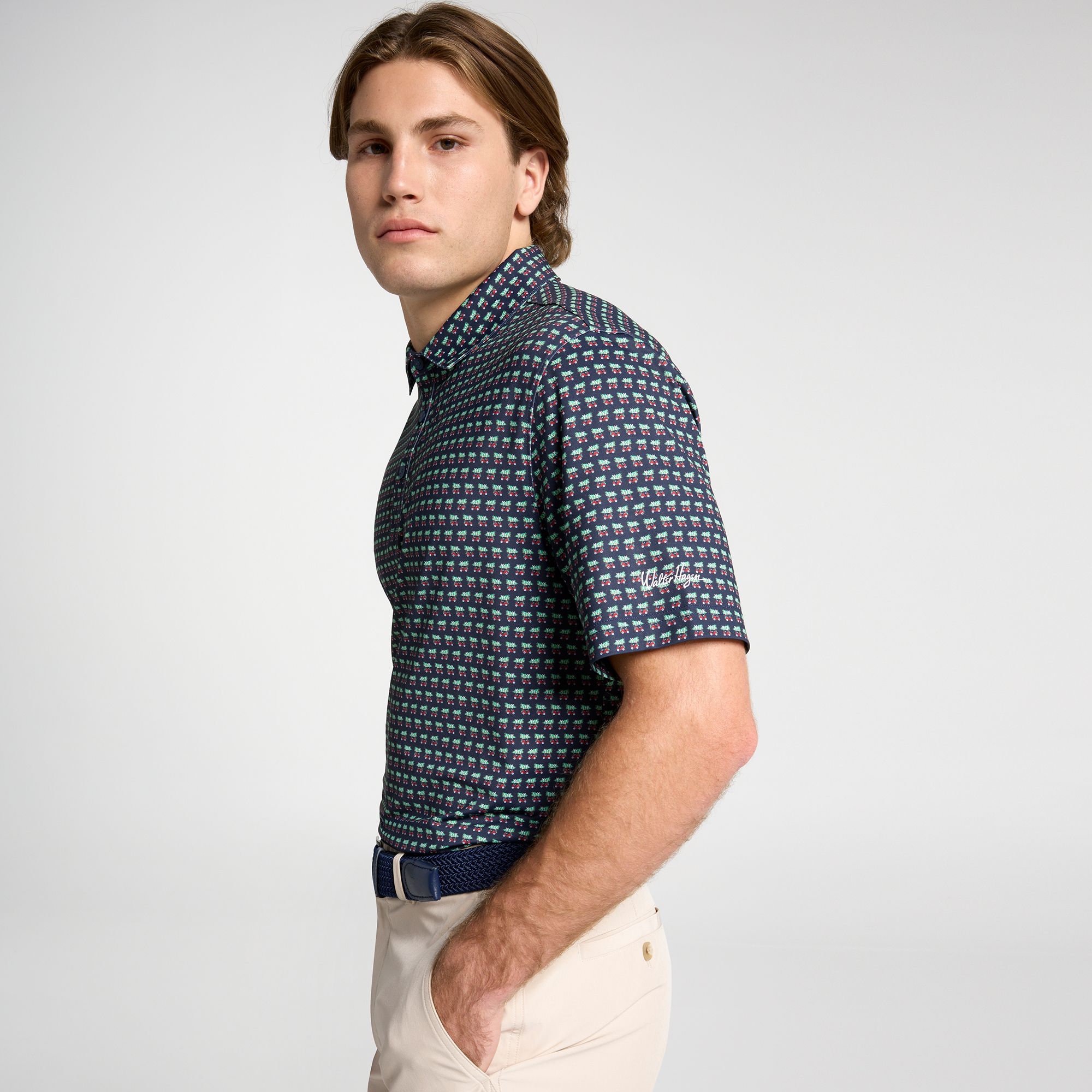 Walter Hagen Men's Performance 11 Holiday Print Golf Polo product image