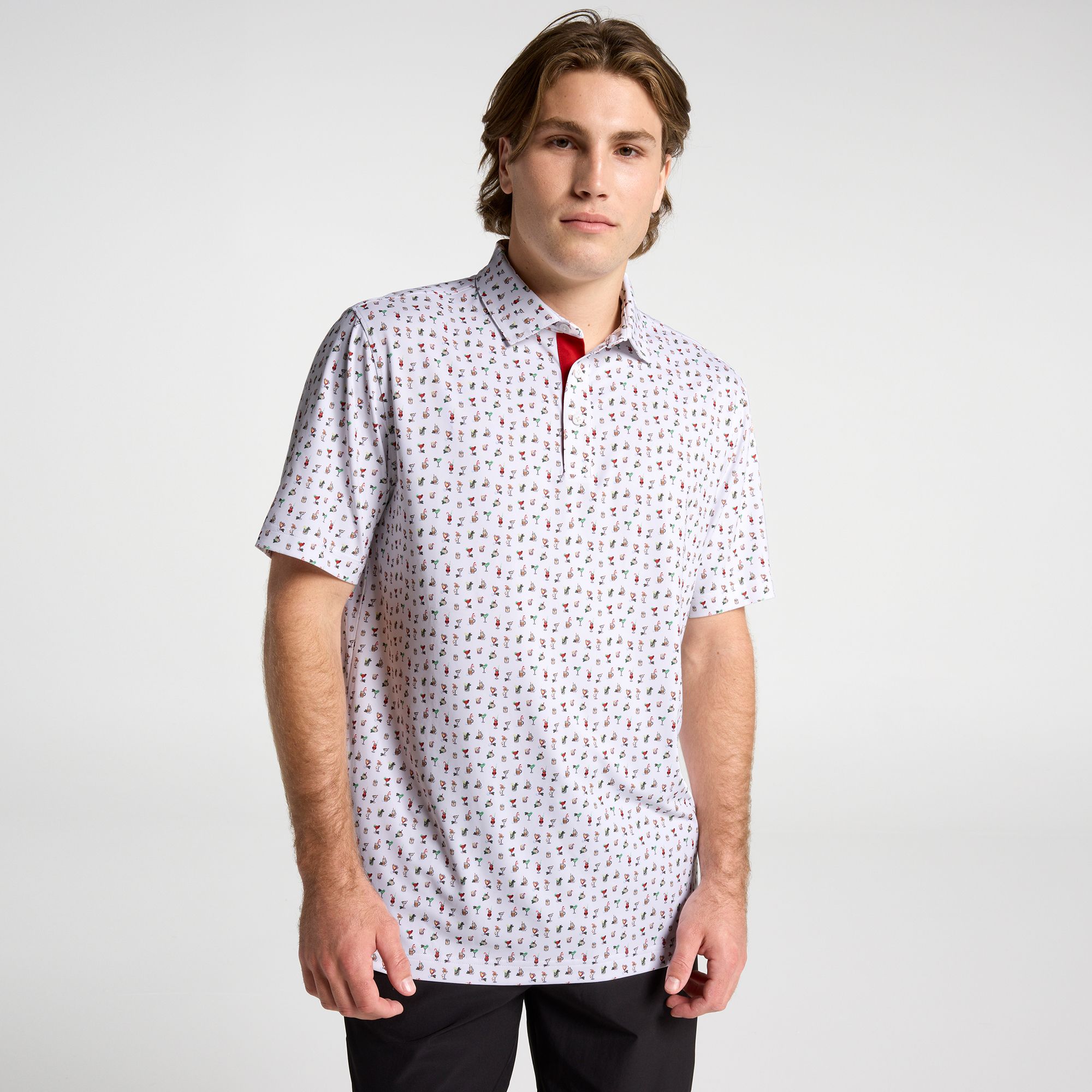 Walter Hagen Men's Performance 11 Holiday Print Golf Polo product image