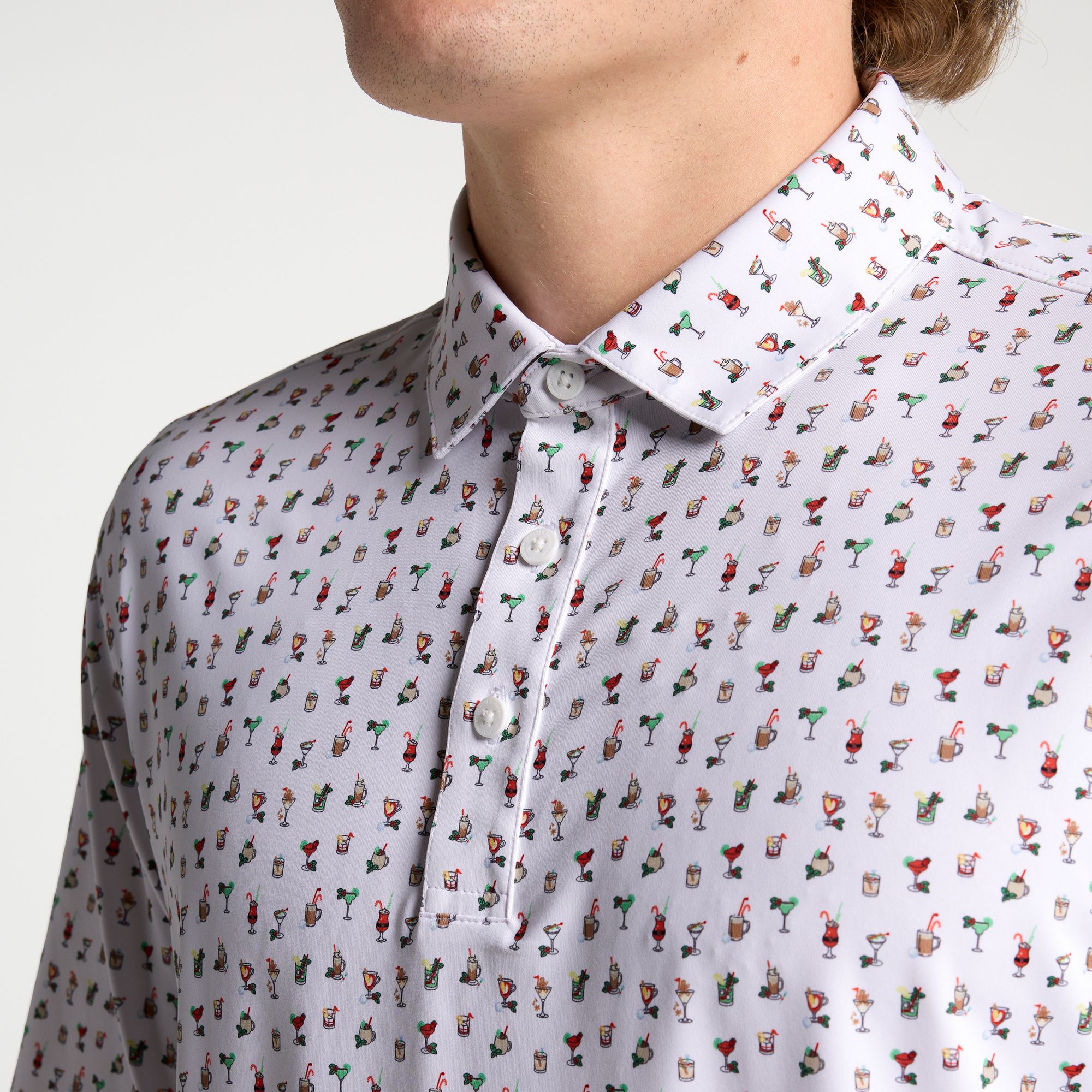 Walter Hagen Men's Performance 11 Holiday Print Golf Polo product image