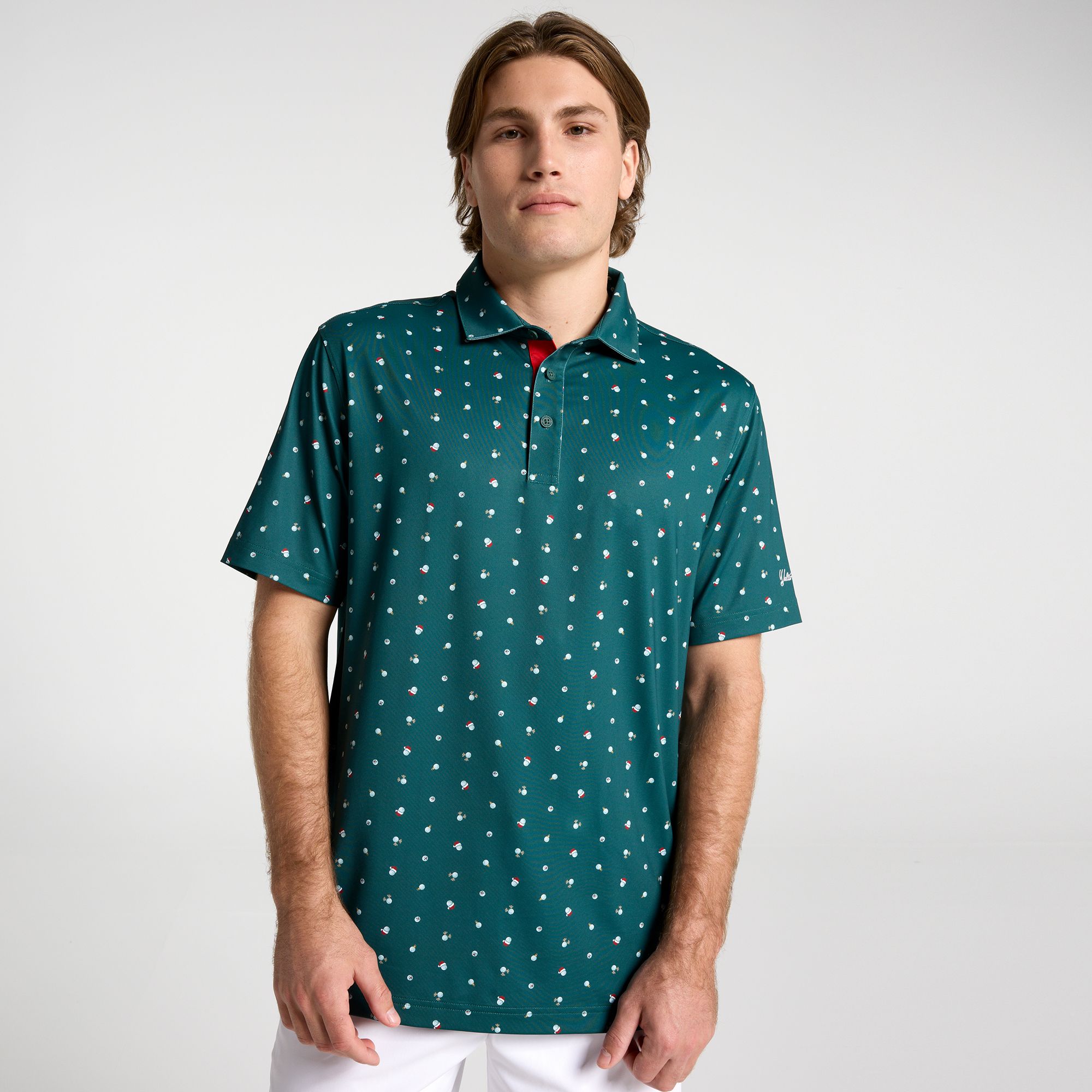 Walter Hagen Men's Performance 11 Holiday Print Golf Polo product image