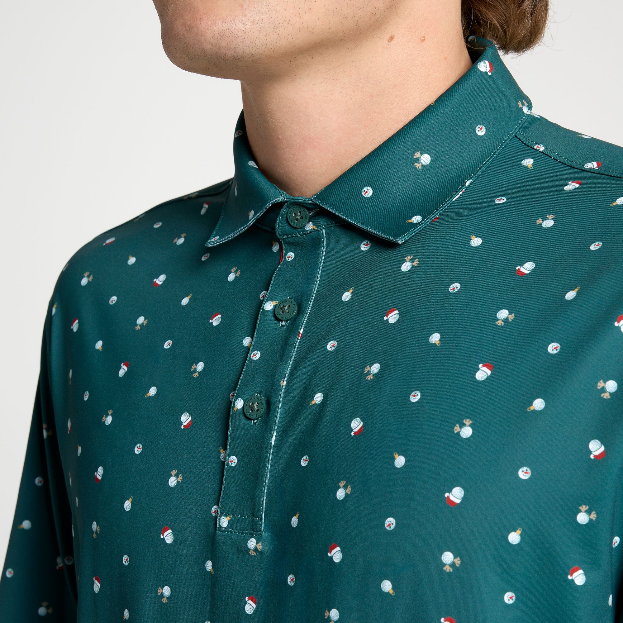 Walter Hagen Men's Performance 11 Holiday Print Golf Polo product image