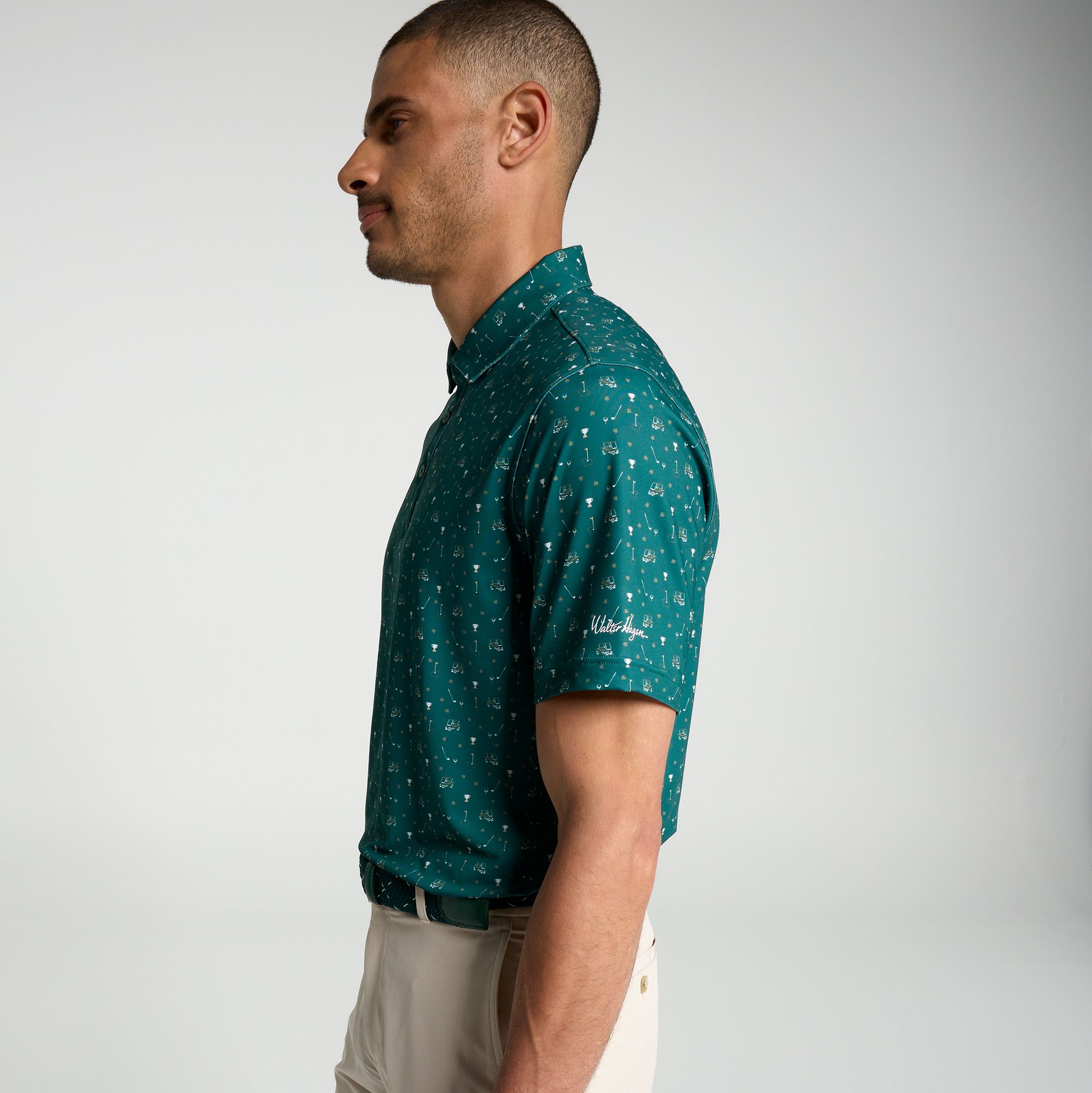 Walter Hagen Men's Performance 11 Novelty Print Golf Polo product image