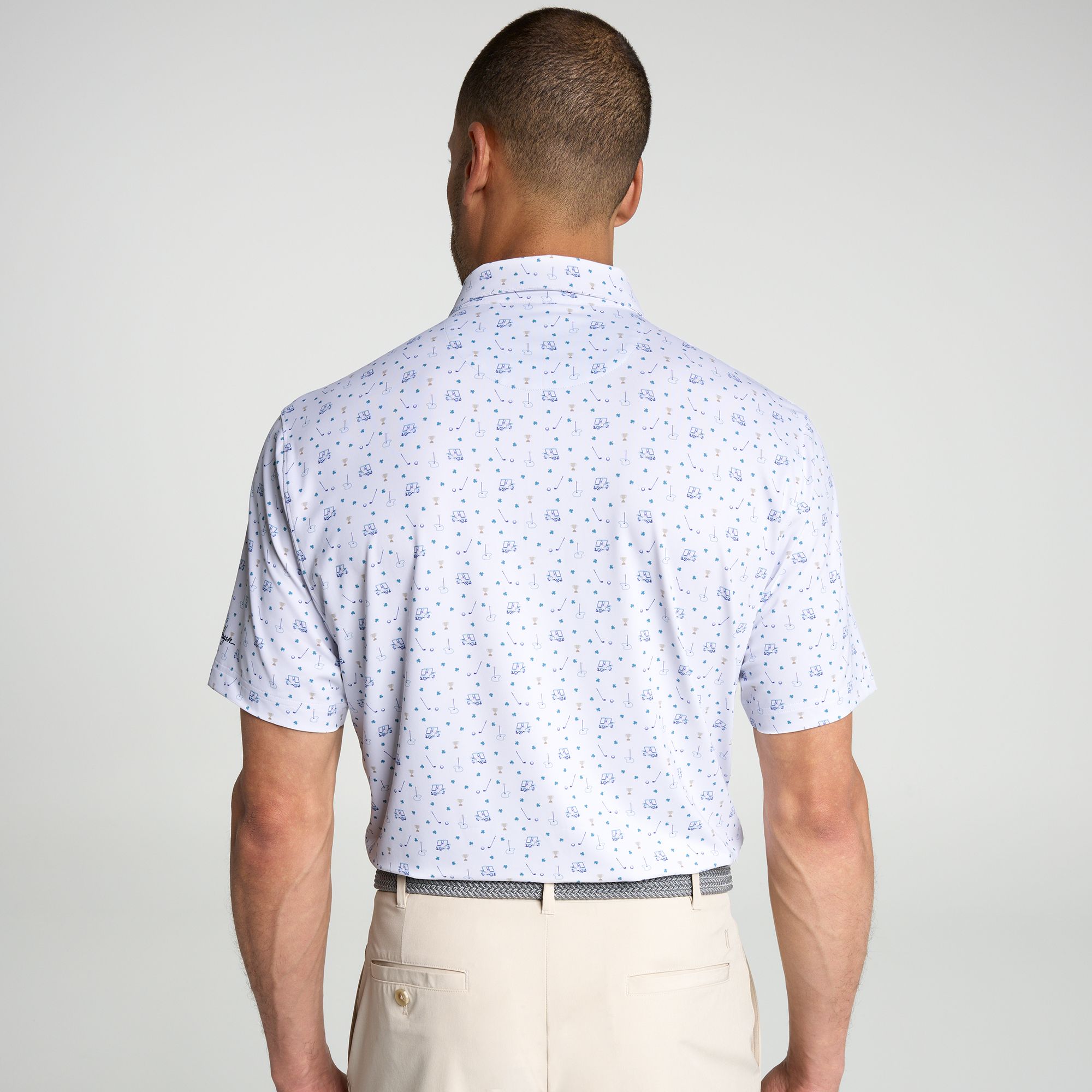 Walter Hagen Men's Performance 11 Novelty Print Golf Polo product image