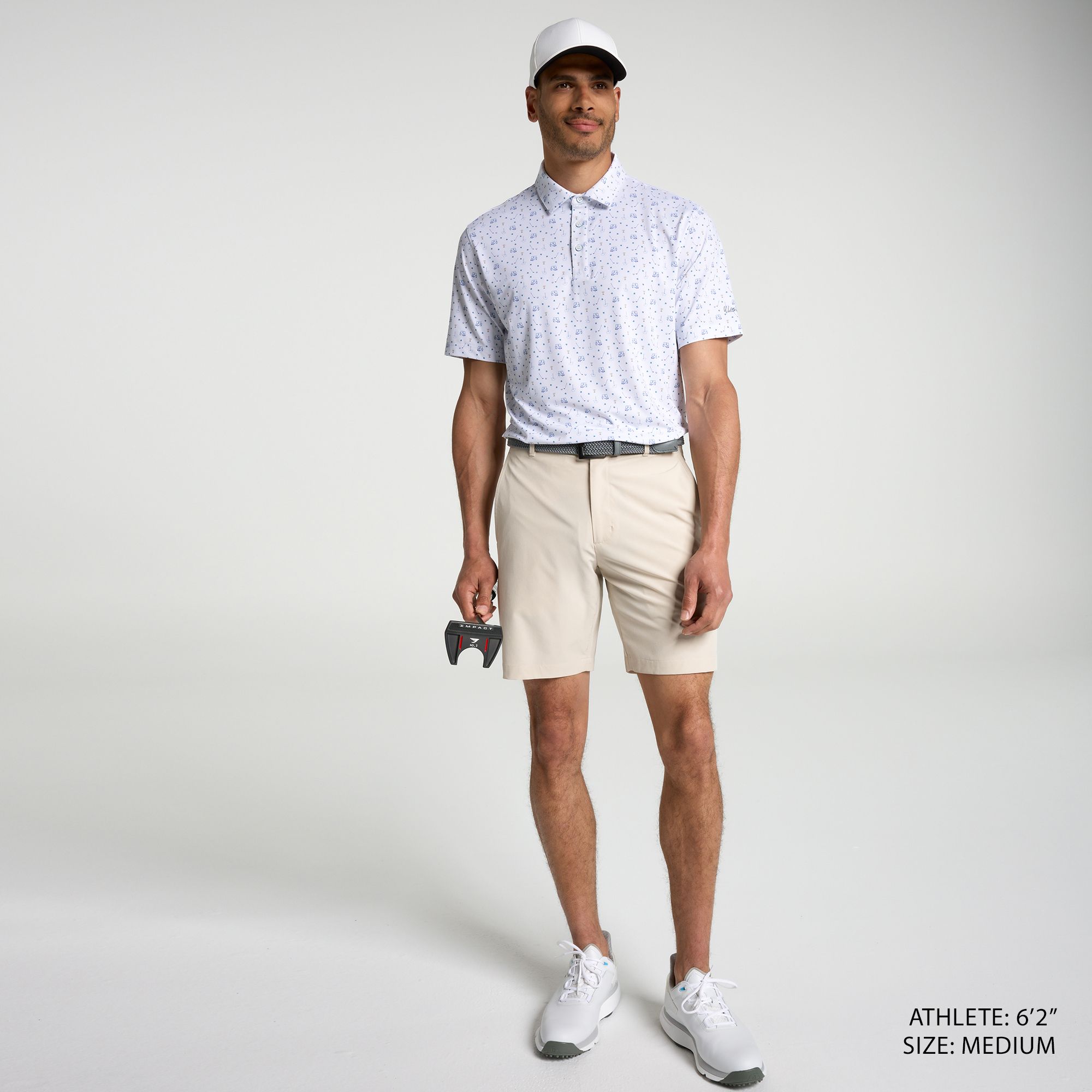 Walter Hagen Men's Performance 11 Novelty Print Golf Polo product image