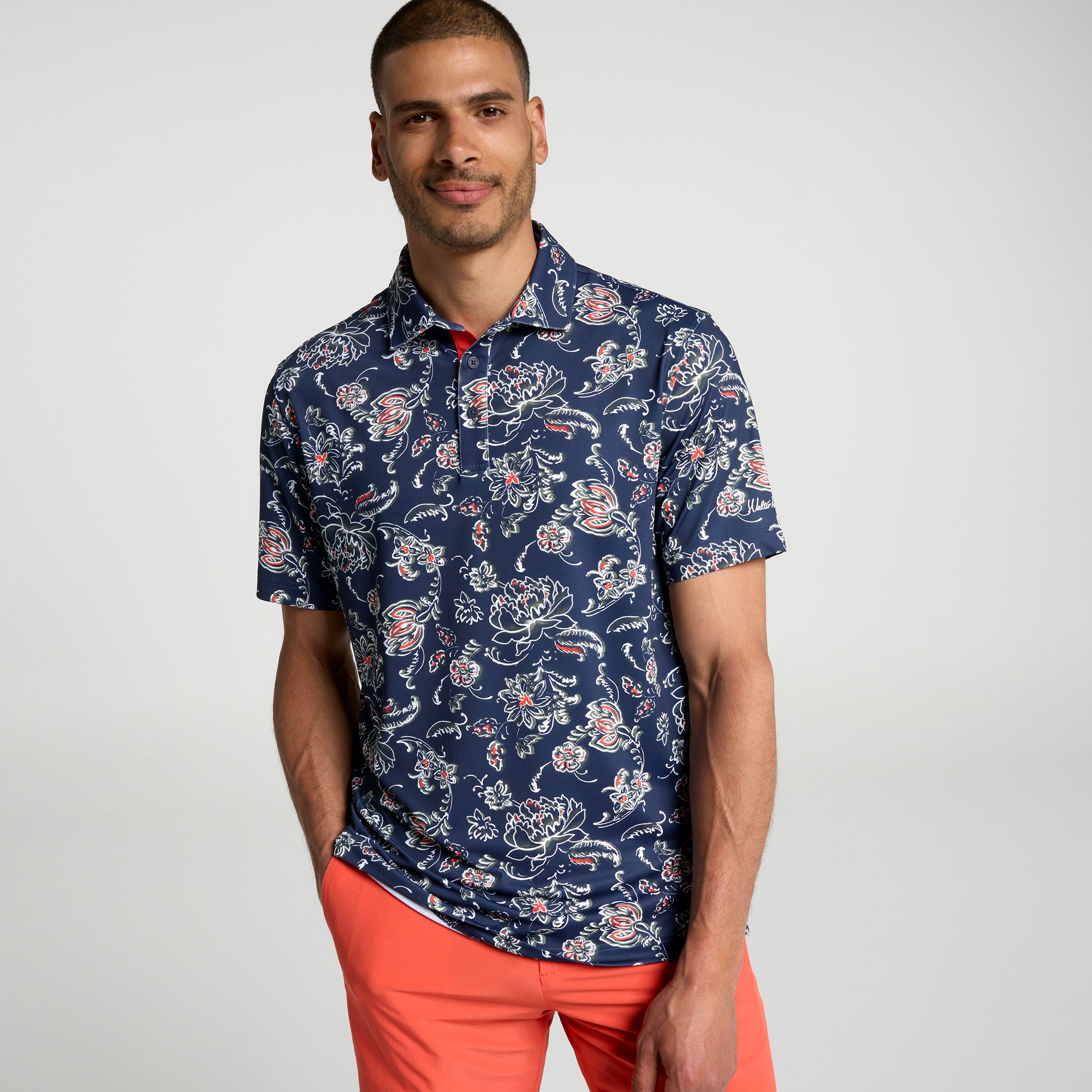 Walter Hagen Men's Performance 11 Novelty Print Golf Polo product image