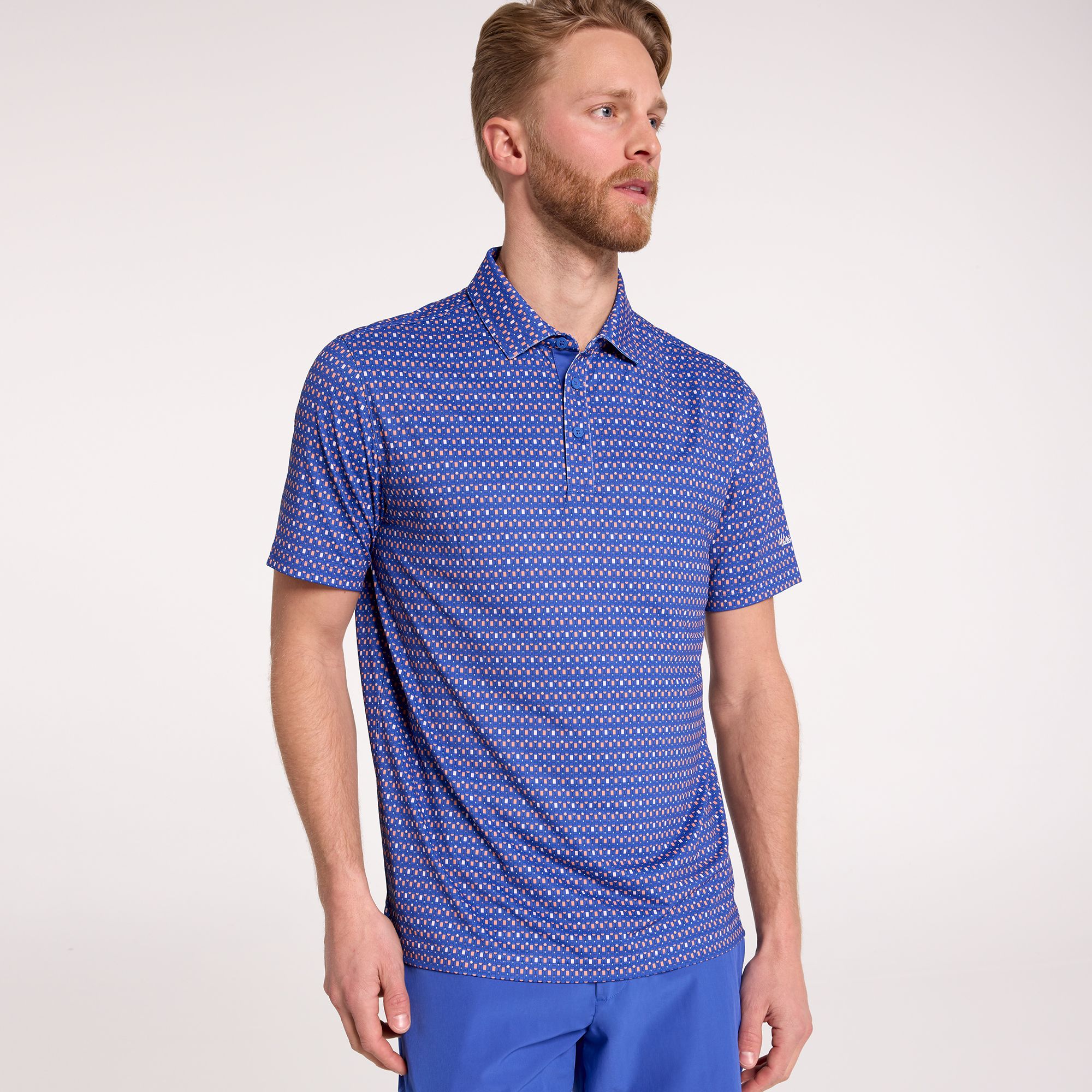 Walter Hagen Men's Performance 11 Novelty Print Golf Polo product image