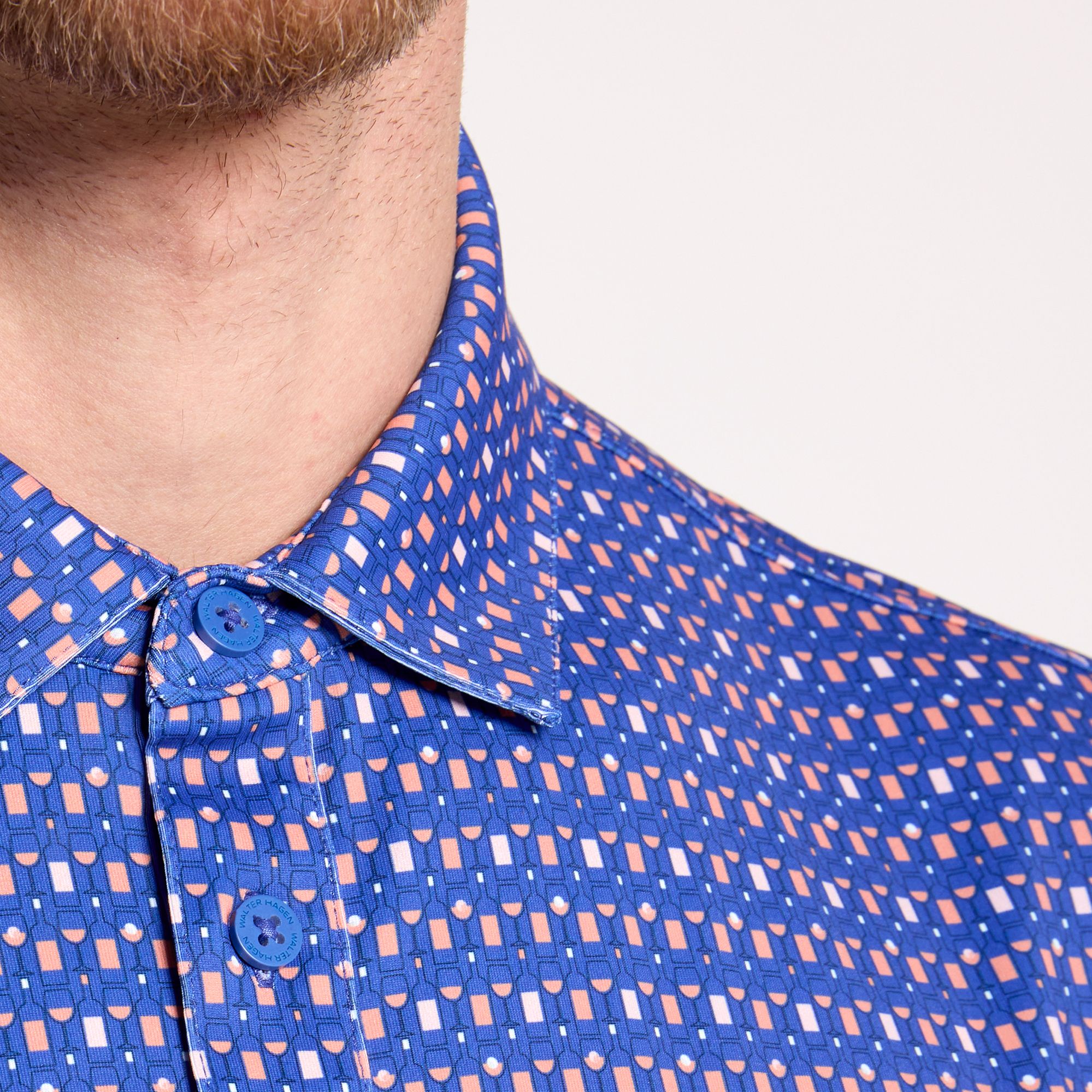 Walter Hagen Men's Performance 11 Novelty Print Golf Polo product image