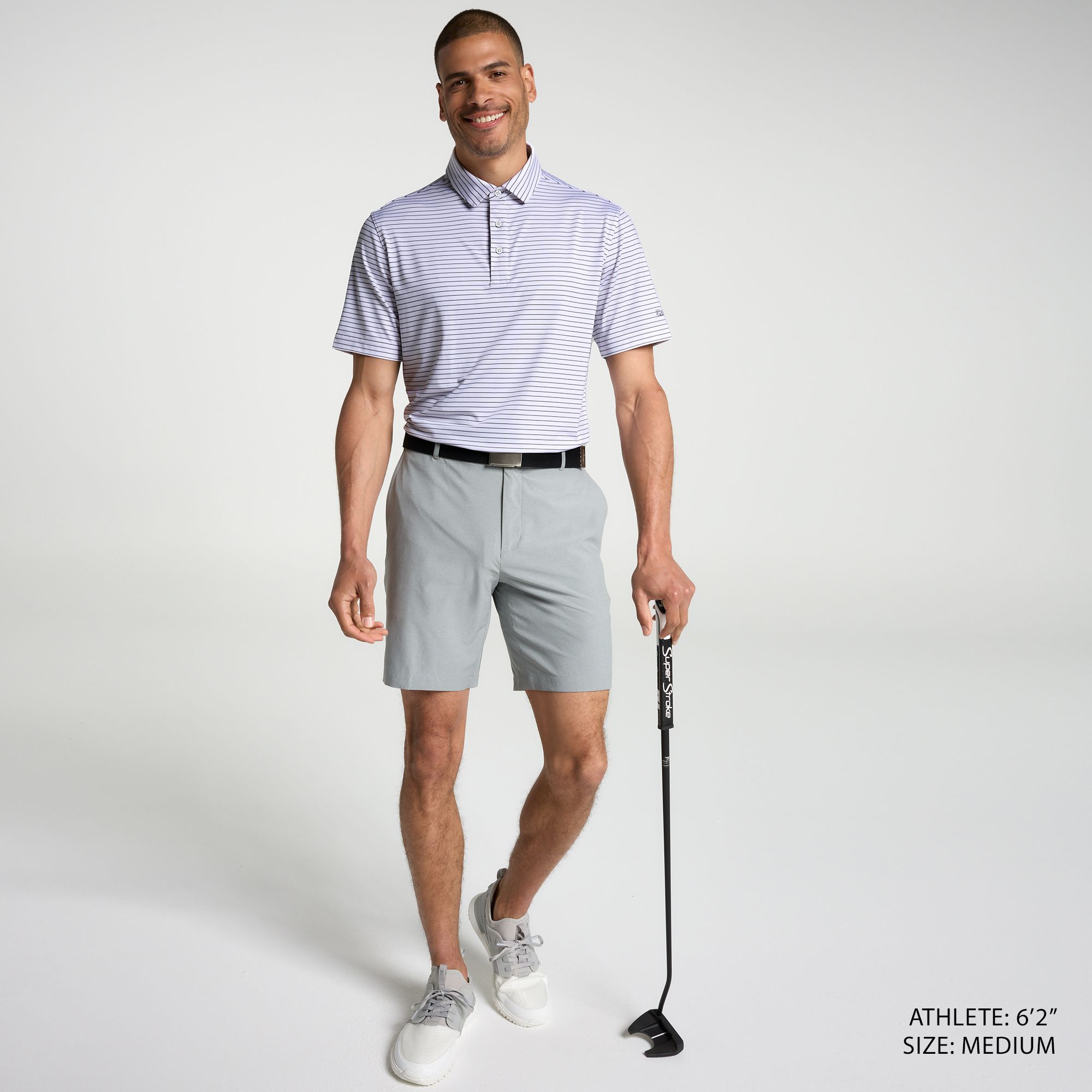 Walter Hagen Men's Performance 11 Microlines PureFlex Golf 9" Shorts product image