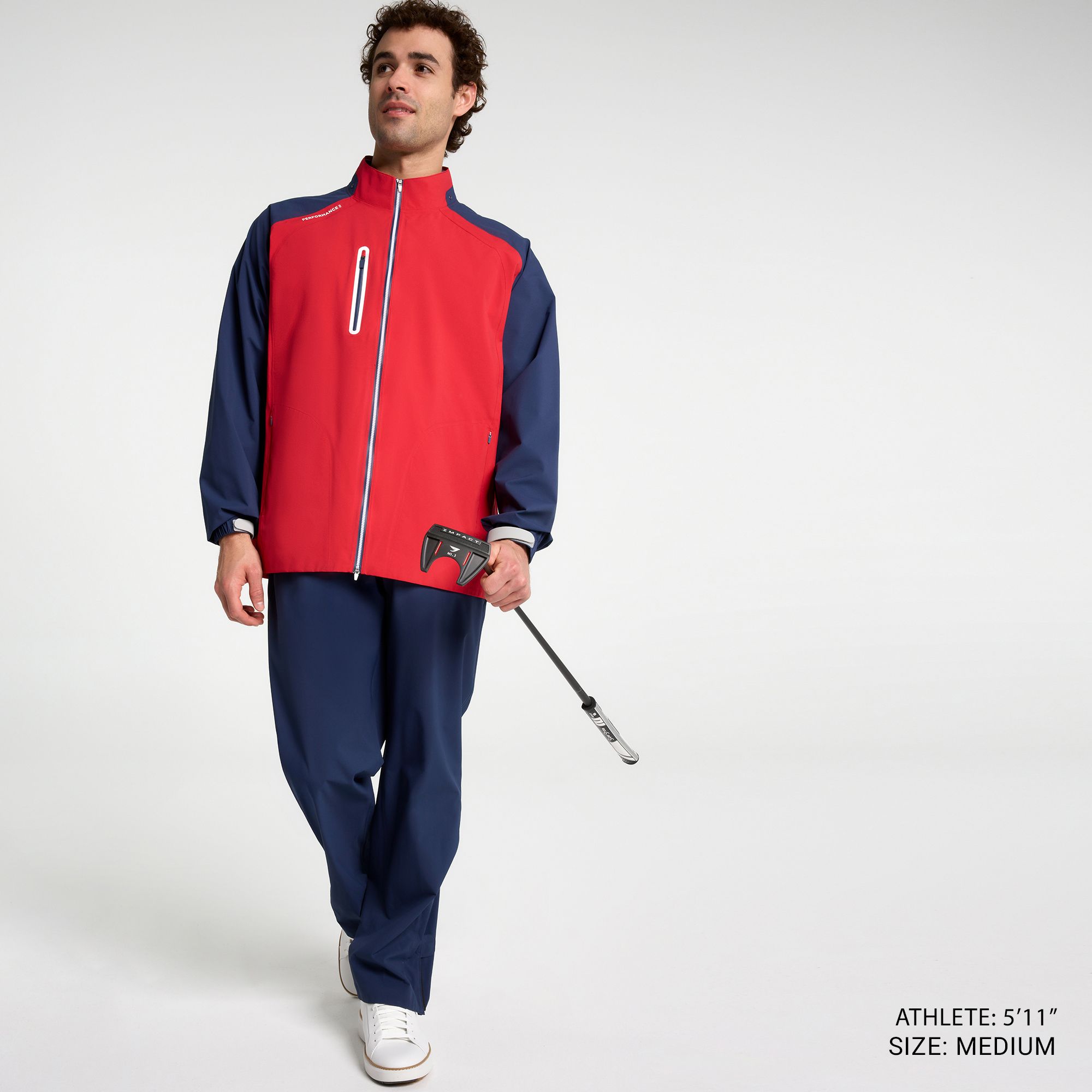 Walter Hagen Men's Performance 11 Hydrocover Golf Rain Jacket product image