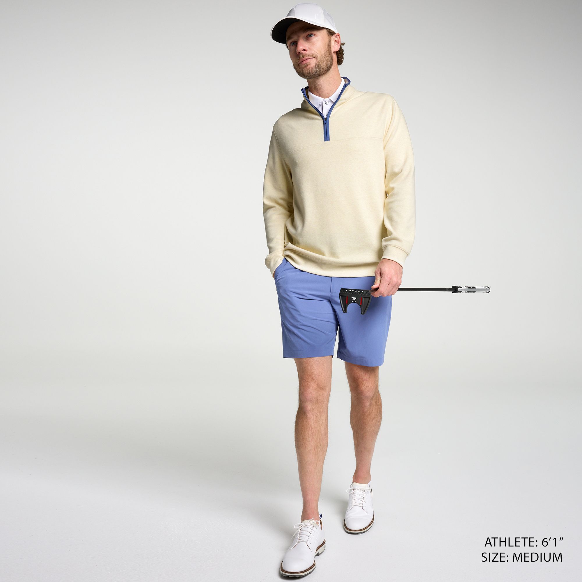 Walter Hagen Men's Performance 11  Twill 1/4 Zip Golf Pullover product image