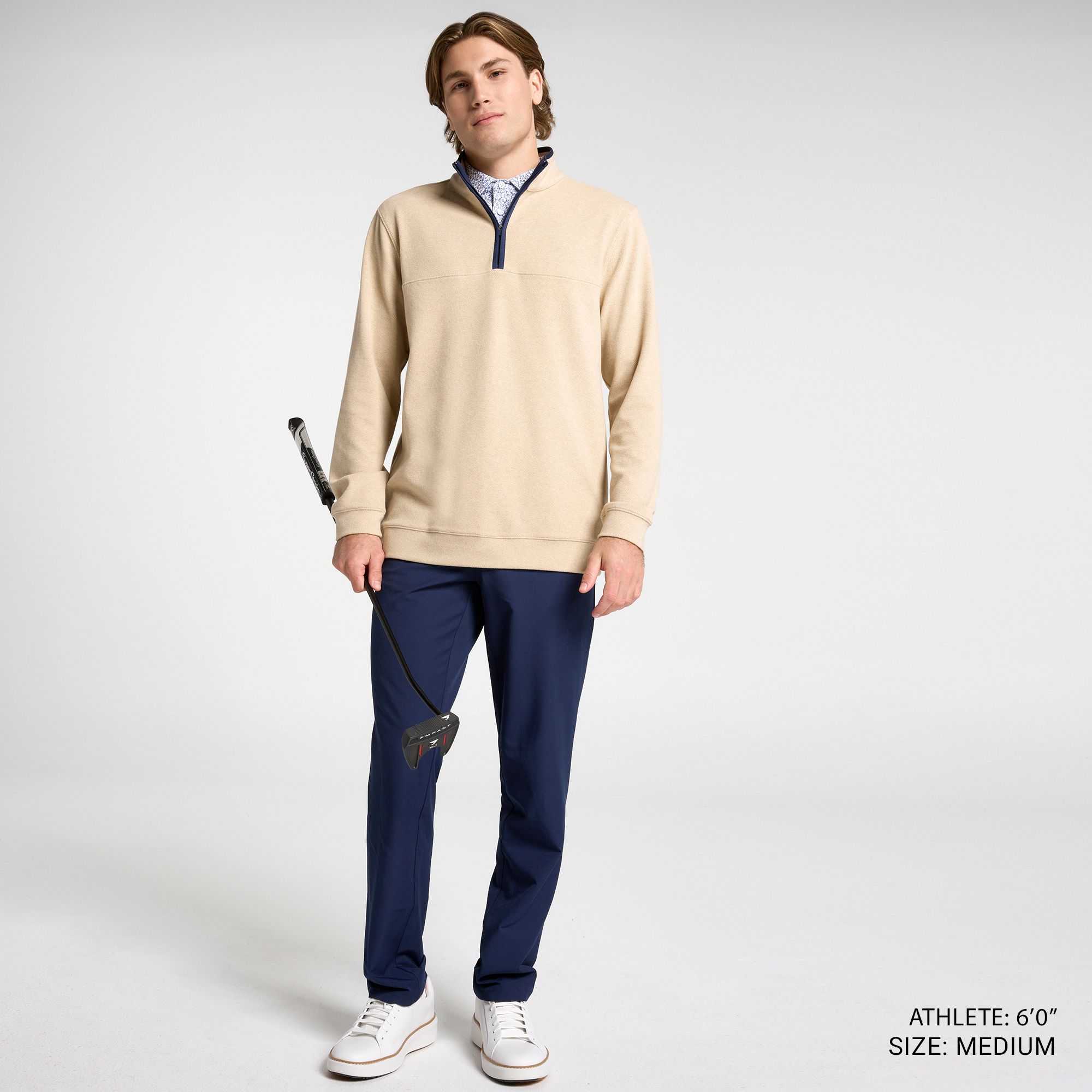 Walter Hagen Men's Performance 11  Twill 1/4 Zip Golf Pullover product image