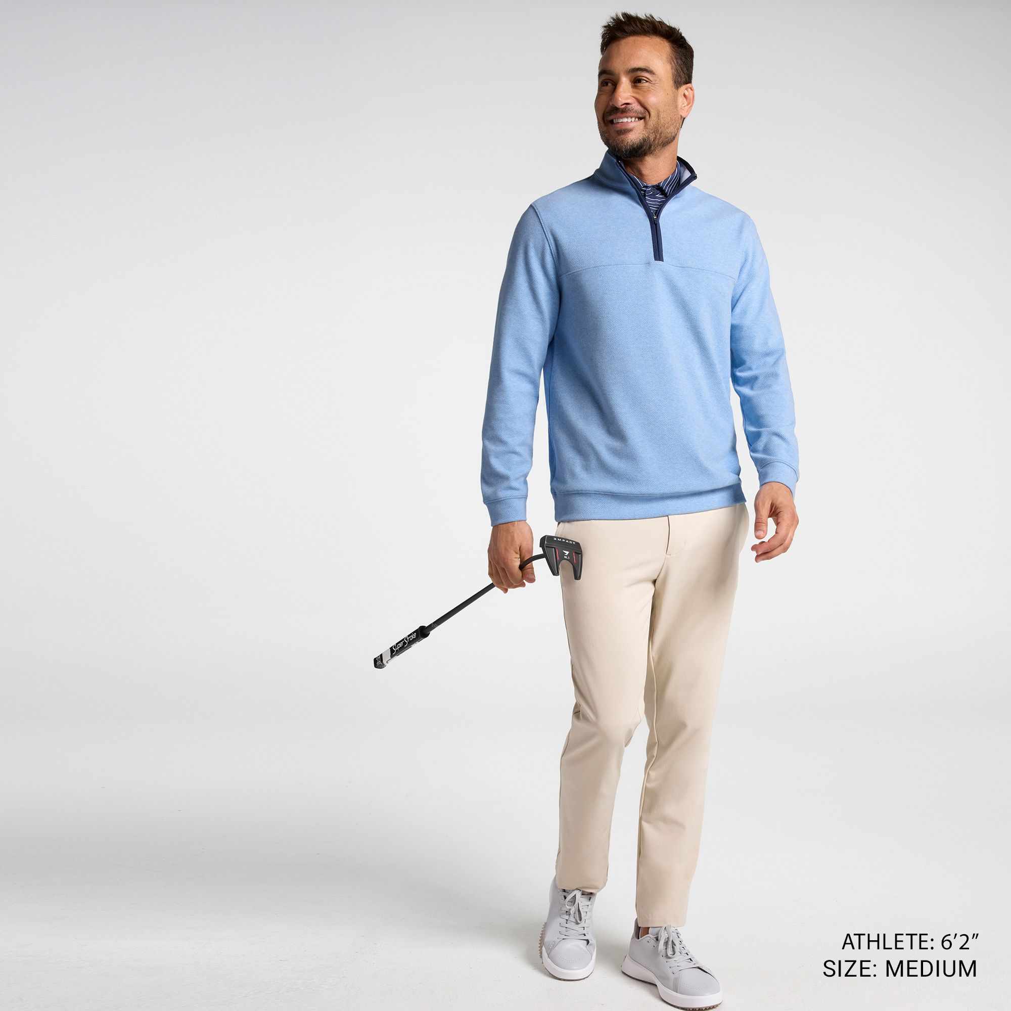 Walter Hagen Men's Performance 11  Twill 1/4 Zip Golf Pullover product image