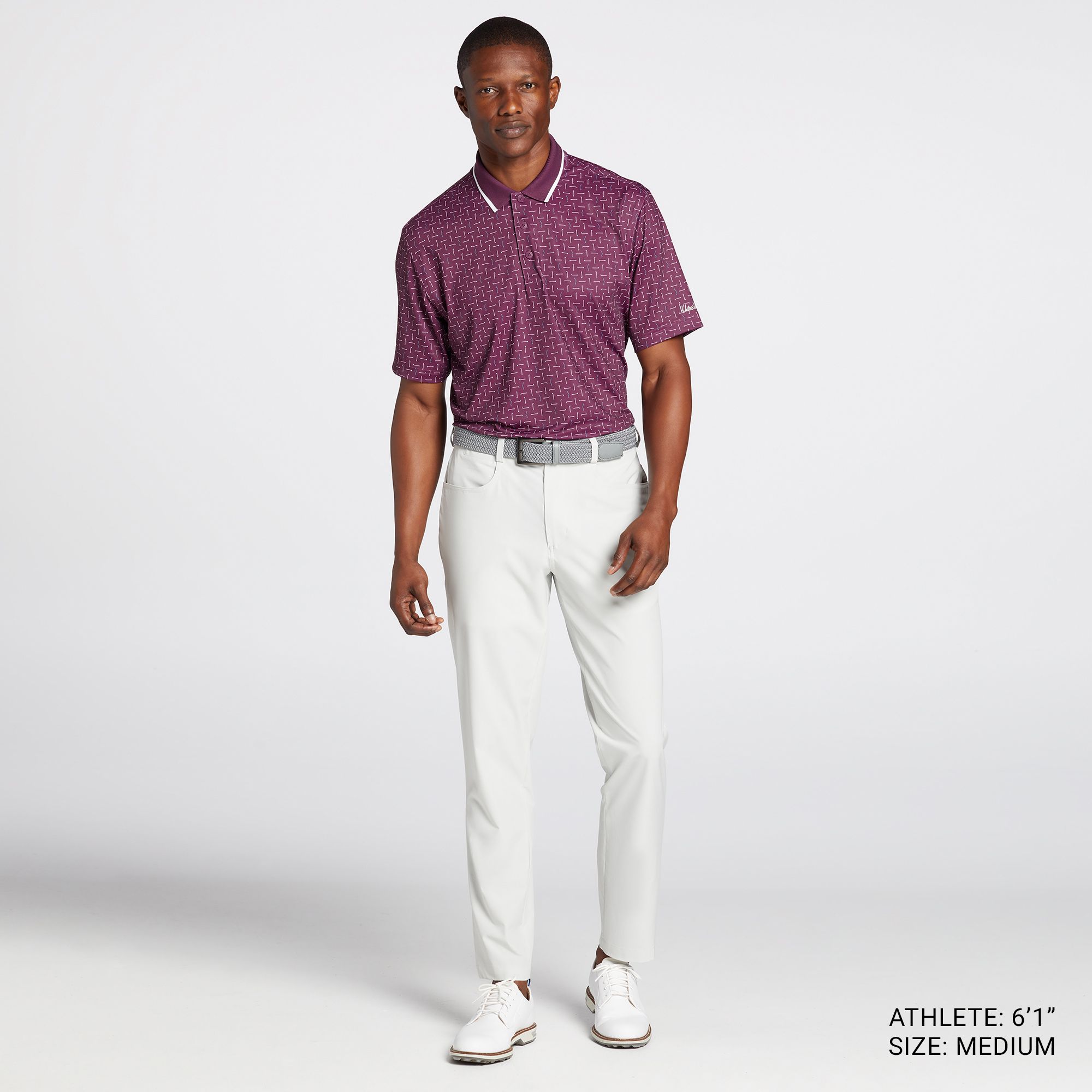 Walter Hagen Men's Performance 11 Novelty Print Golf Polo product image