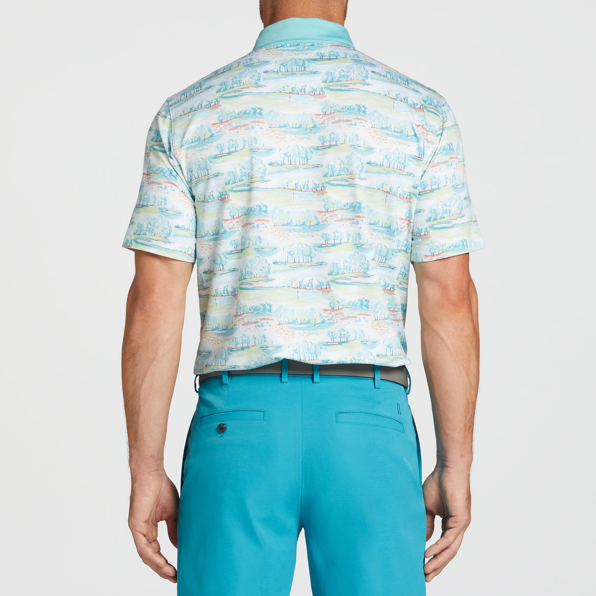 Walter Hagen Men's Clubhouse Country Club Printed Golf Polo product image