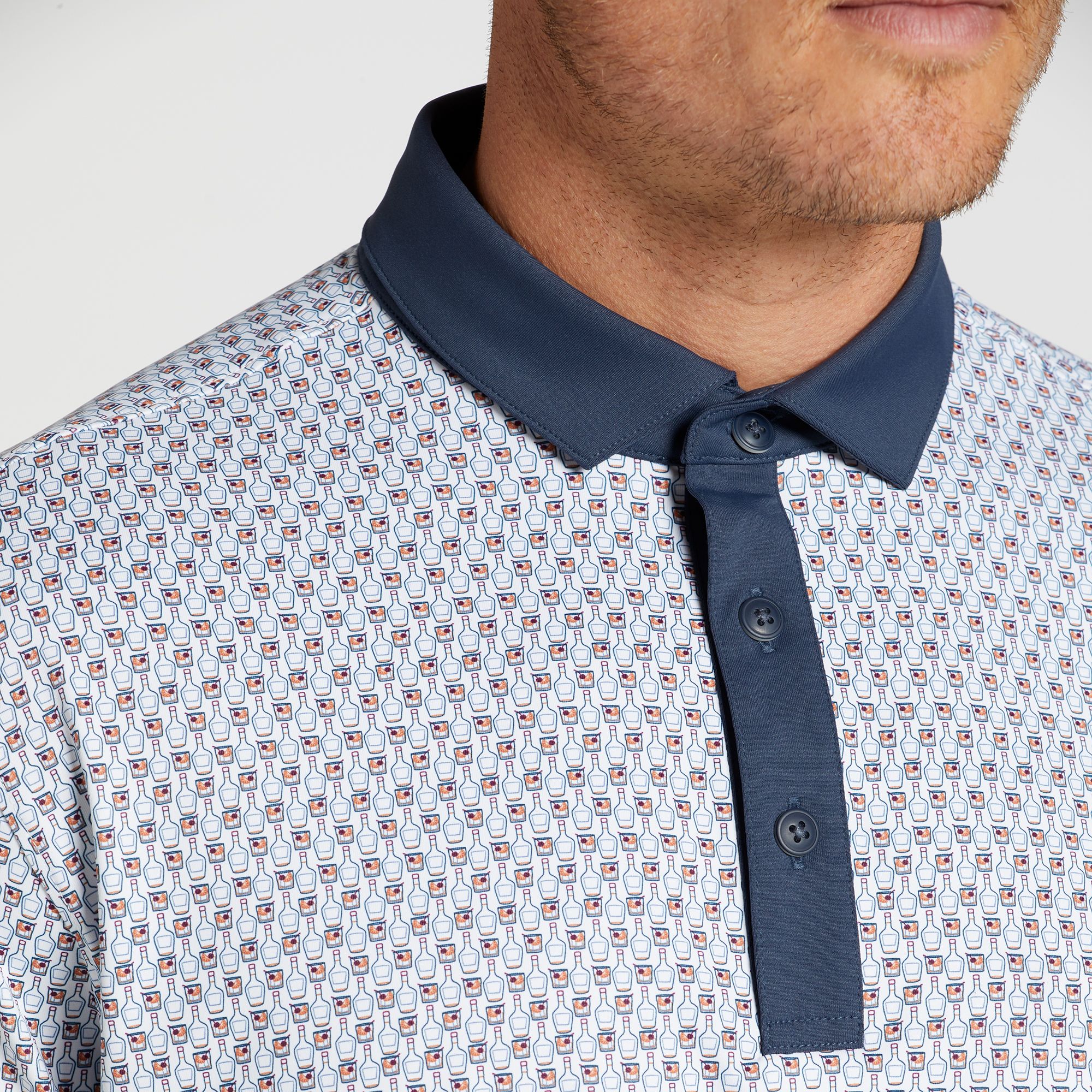 Walter Hagen Men's Performance 11 Novelty Print Golf Polo product image