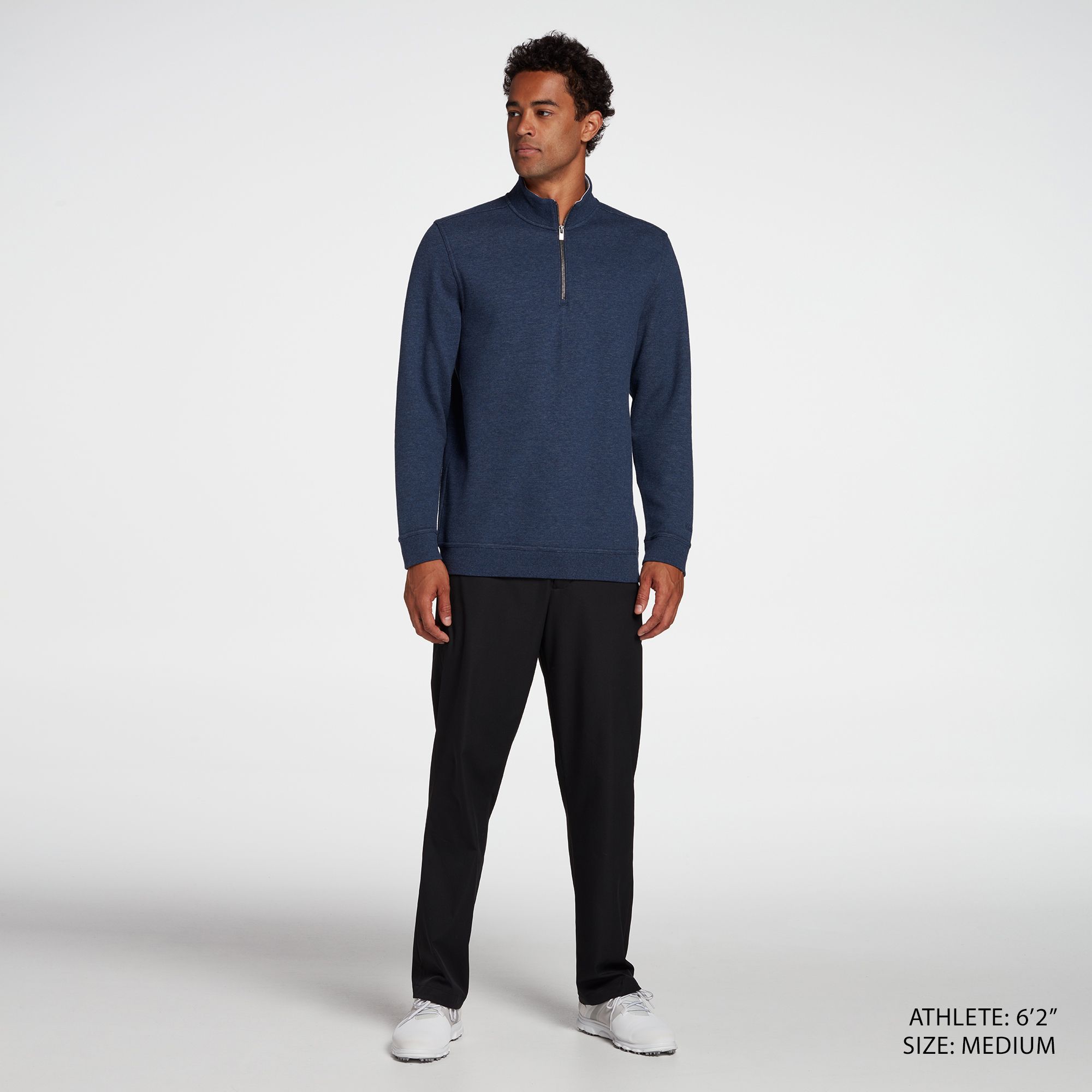 Walter Hagen Men's Performance 11 Pique Midweight 1/4 Zip Golf Pullover product image