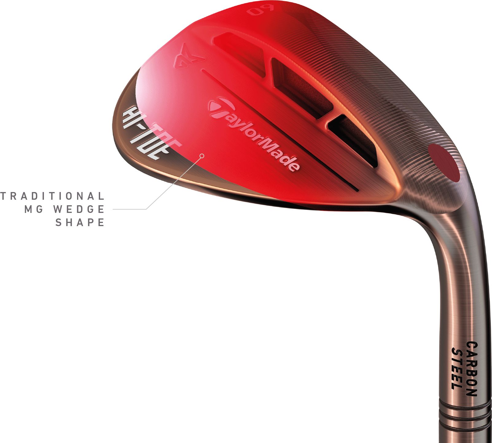 TaylorMade Milled Grind HI-TOE Wedge – Aged Copper product image