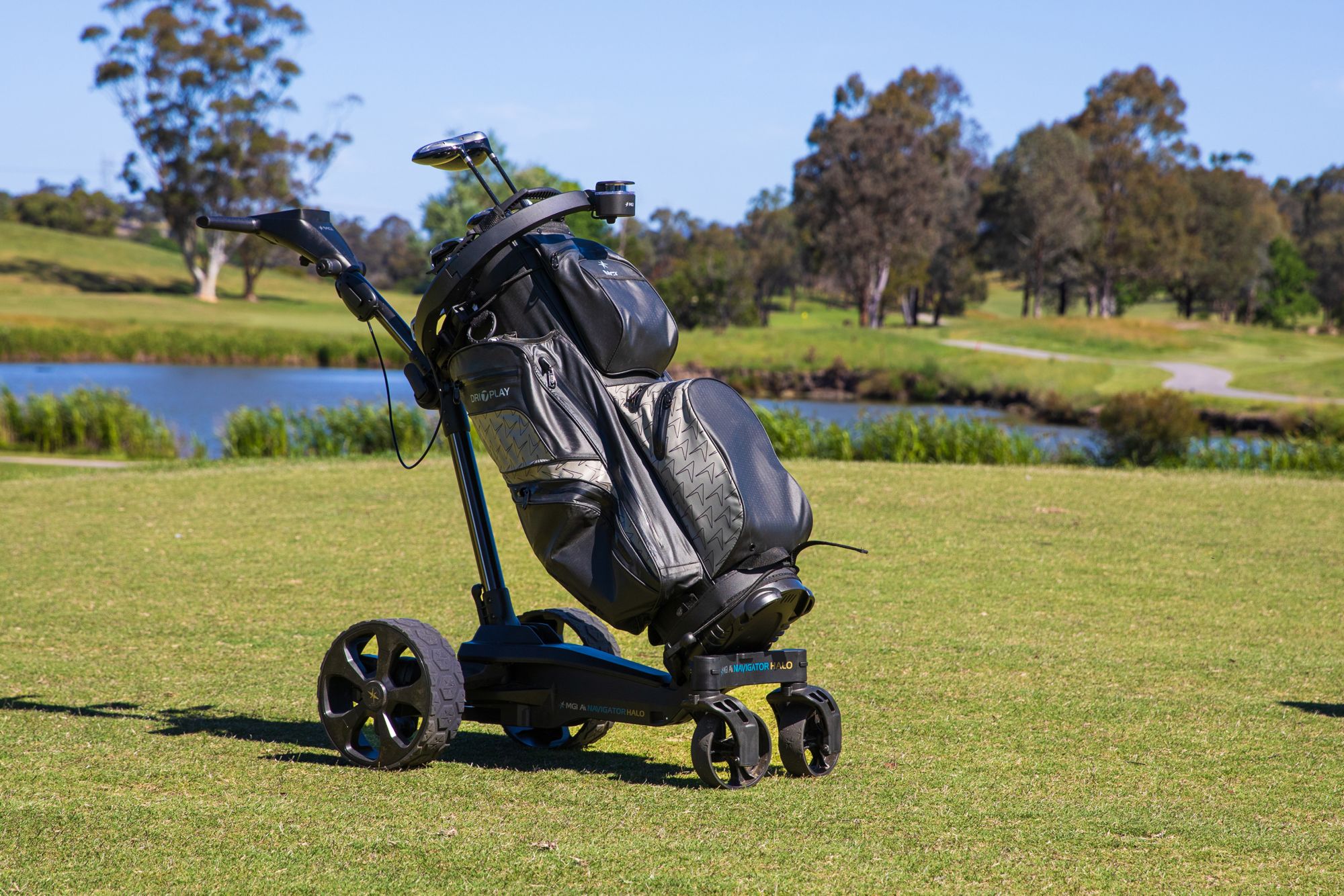 MGI Ai Navigator Halo Electric Golf Caddy product image