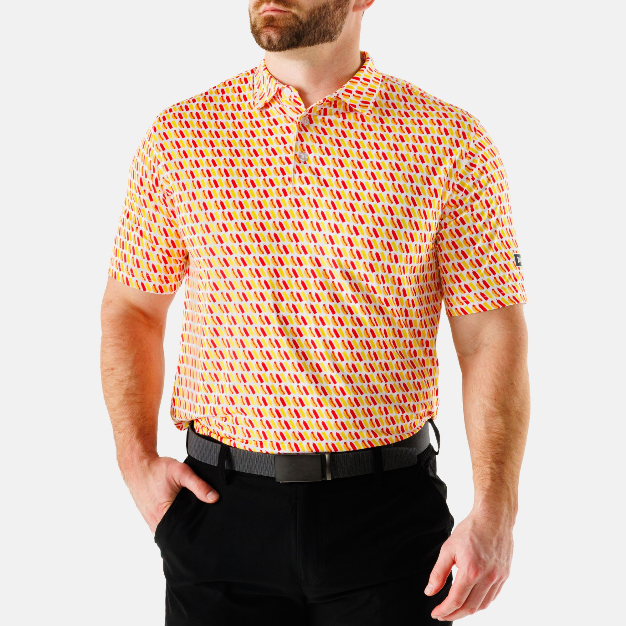 Waggle Men's Glizzy Golf Polo product image