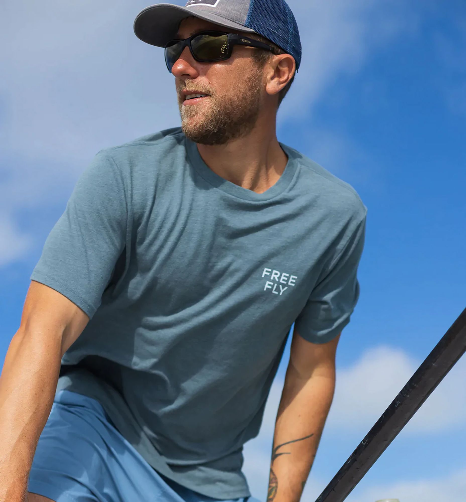 Free Fly Men's Wave Camo T-Shirt product image