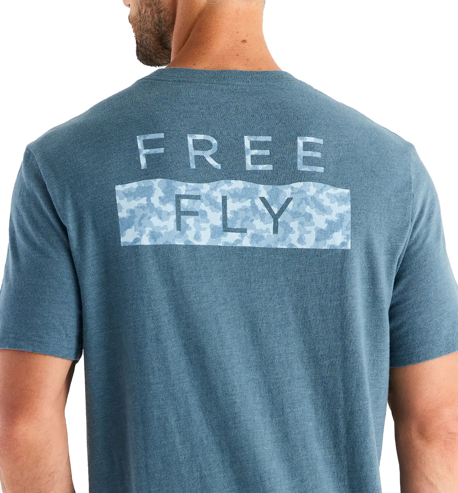 Free Fly Men's Wave Camo T-Shirt product image