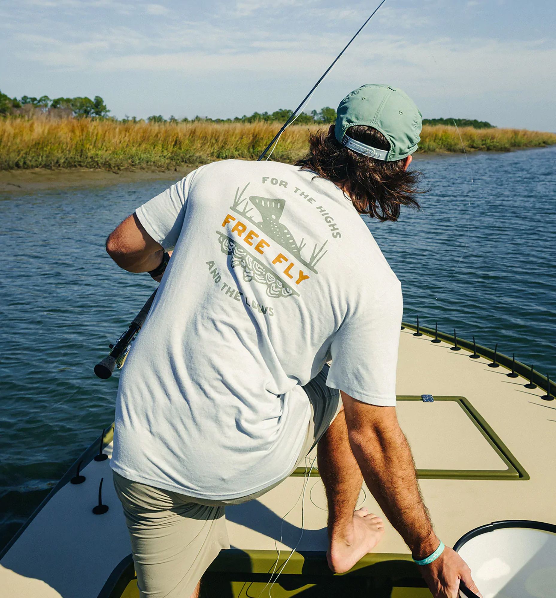 Free Fly Men's Highs and Lows T-Shirt product image