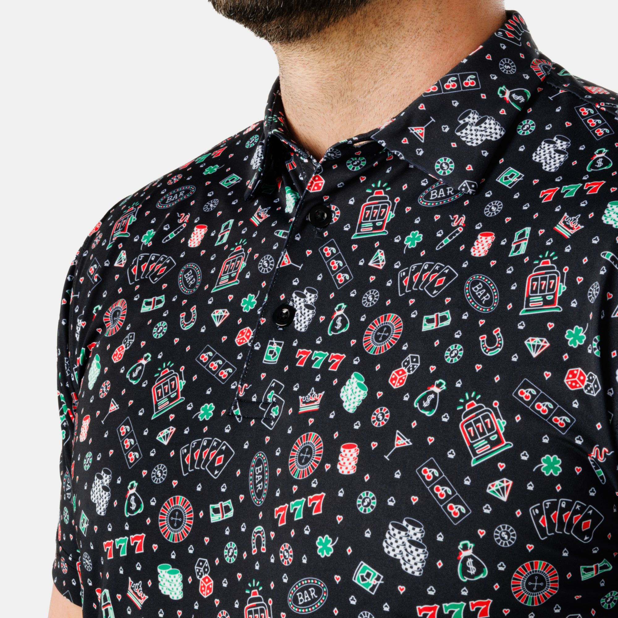 Waggle Men's High Roller Golf Polo product image