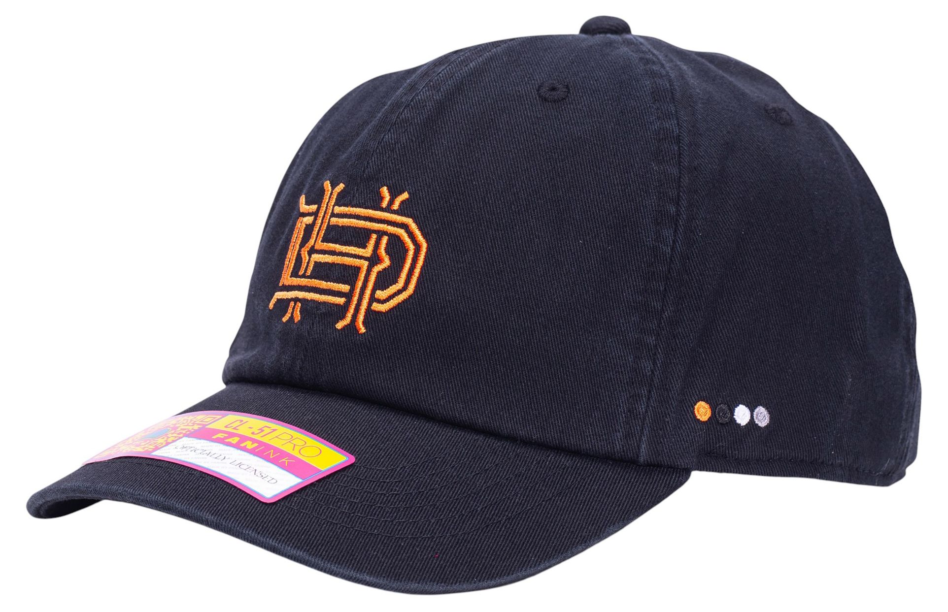 Fan Ink Men's Houston Dynamo Black Bamboo Slouch Adjustable Hat product image