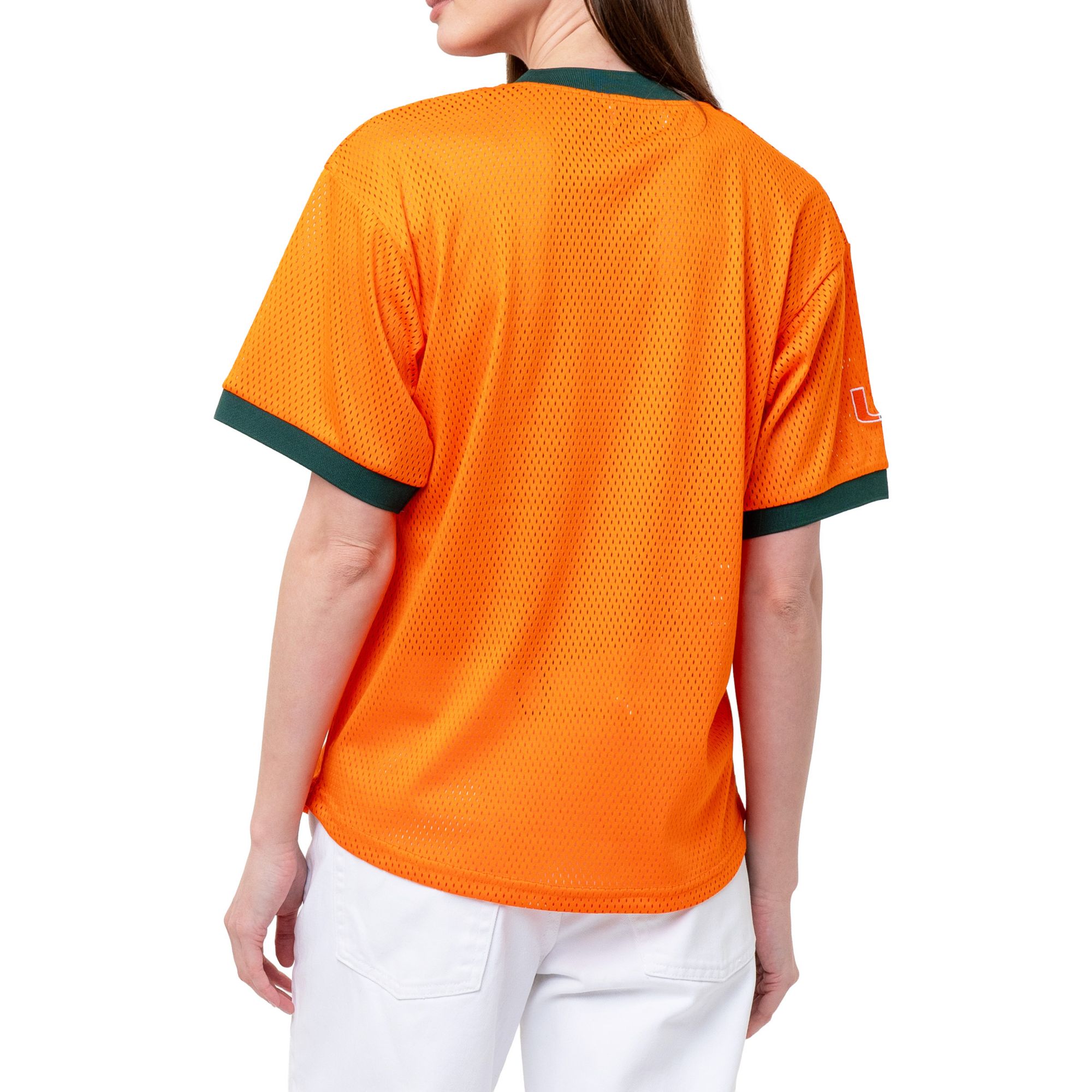 Established & Co Women's Miami Hurricanes Green Pullover Jersey product image