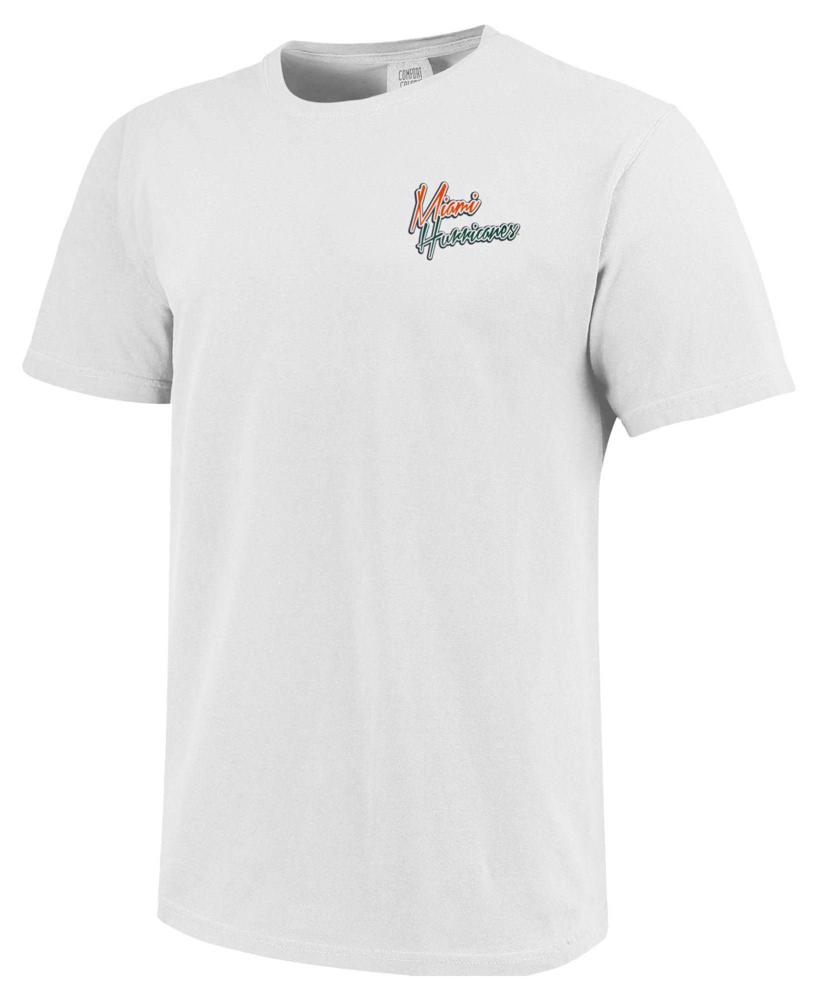 Image One Men's Miami Hurricanes White Sunglasses T-Shirt product image