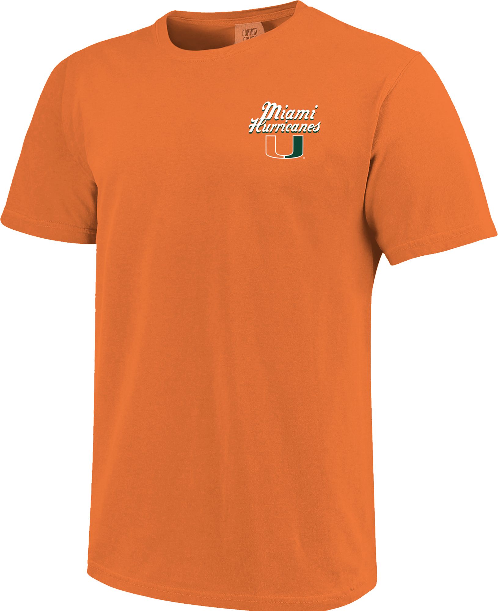 Image One Men's Miami Hurricanes Orange Coastal Campus T-Shirt product image