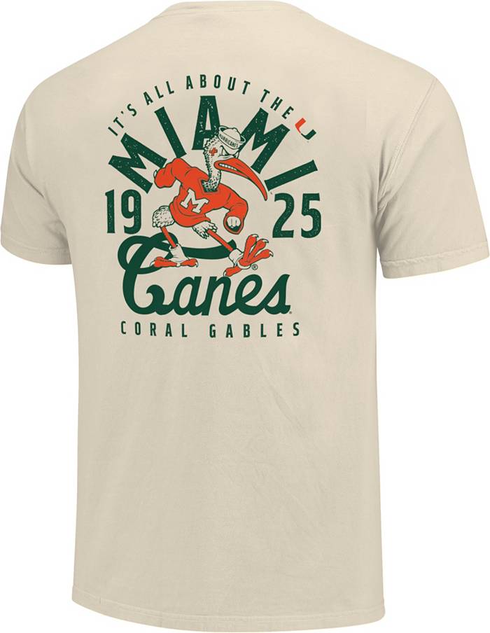Image One Men's Miami Hurricanes Green Campus Arch T-Shirt