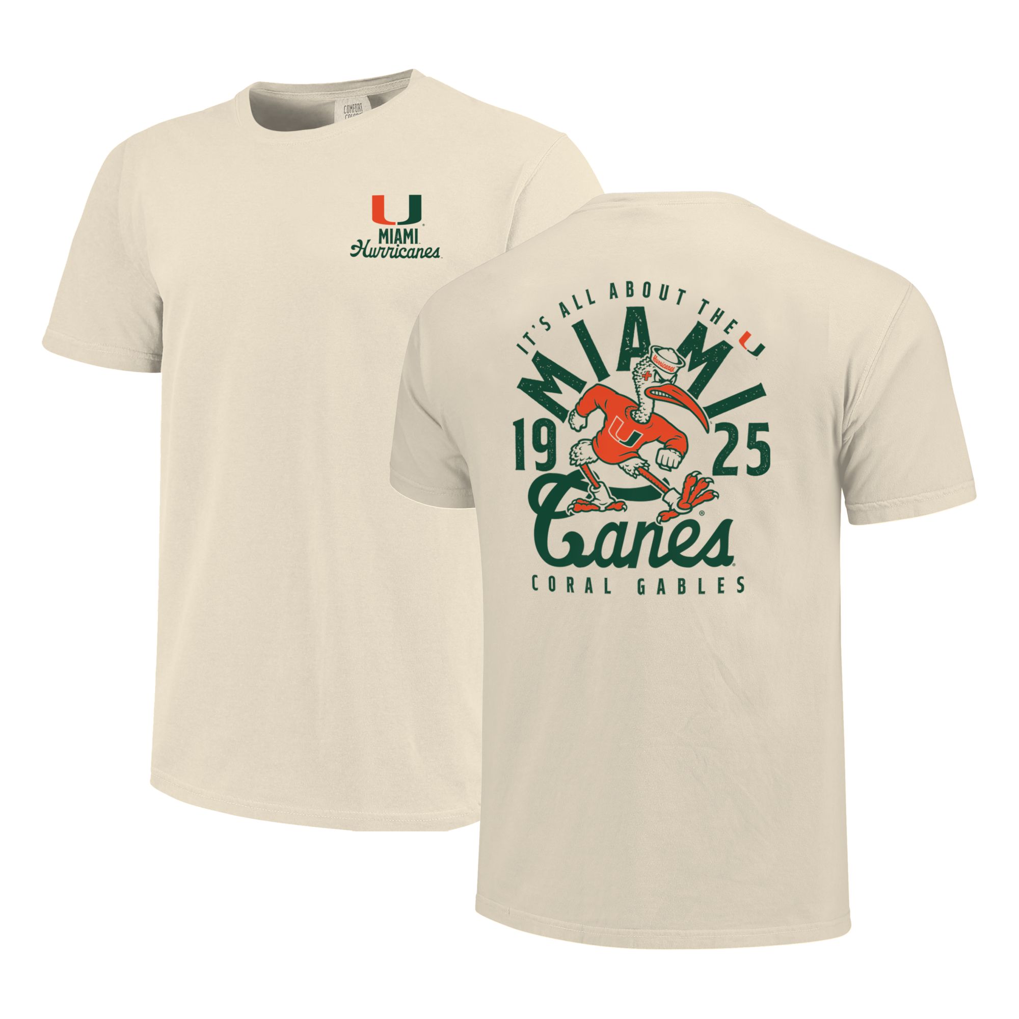 Image One Youth Miami Hurricanes Orange Mascot T-Shirt product image