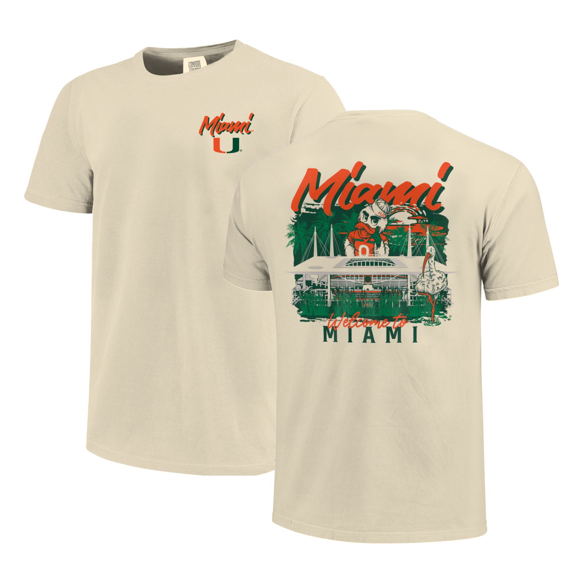 Image One Youth Miami Hurricanes Ivory T-Shirt product image